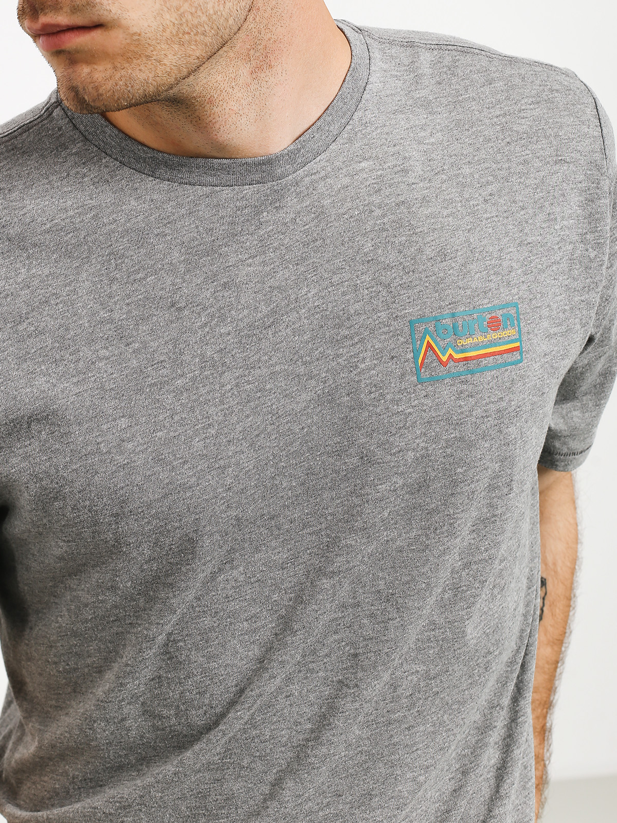 Tričko Burton Gregson (gray heather)