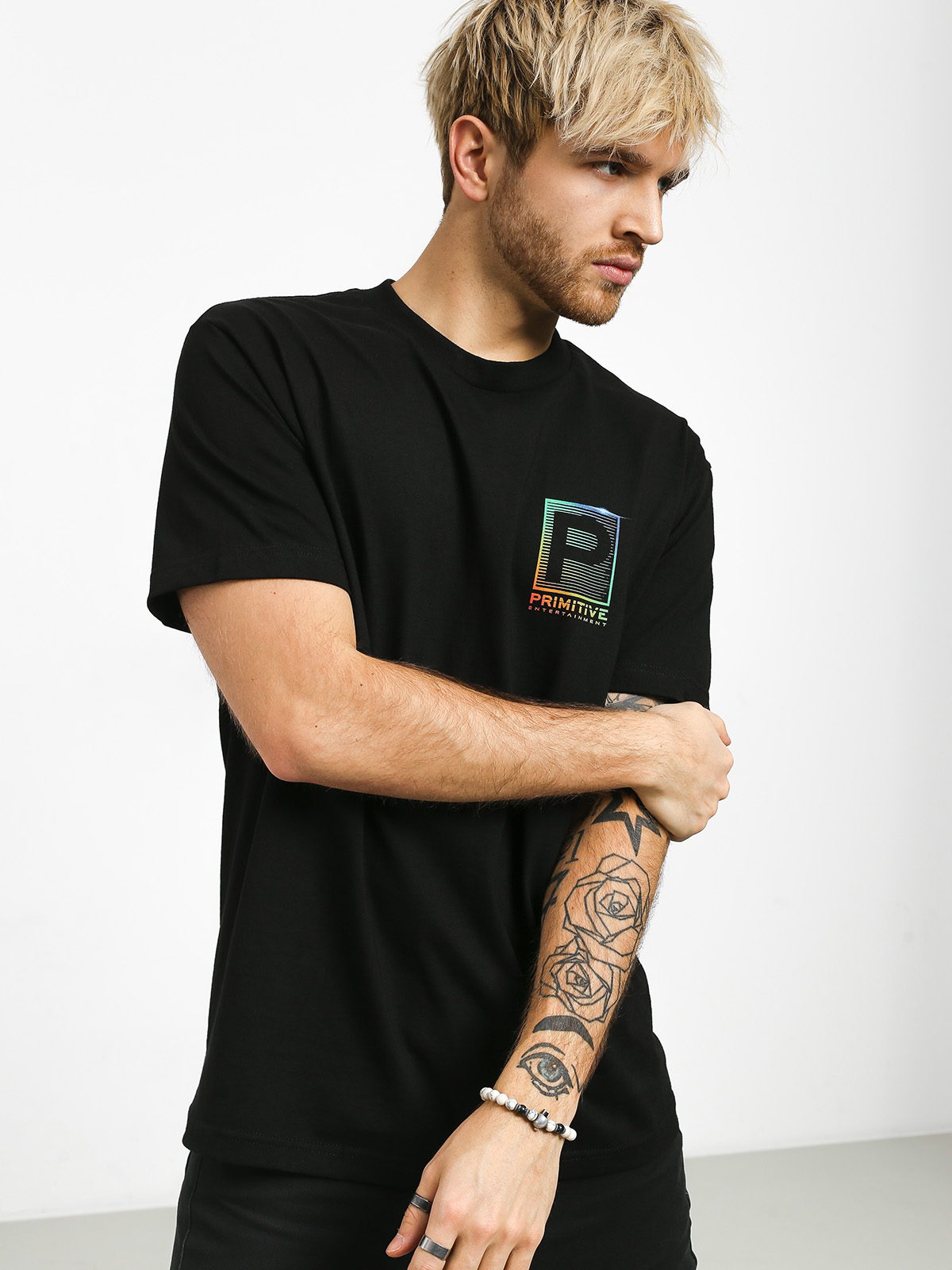 Tričko Primitive Entertainment (black)