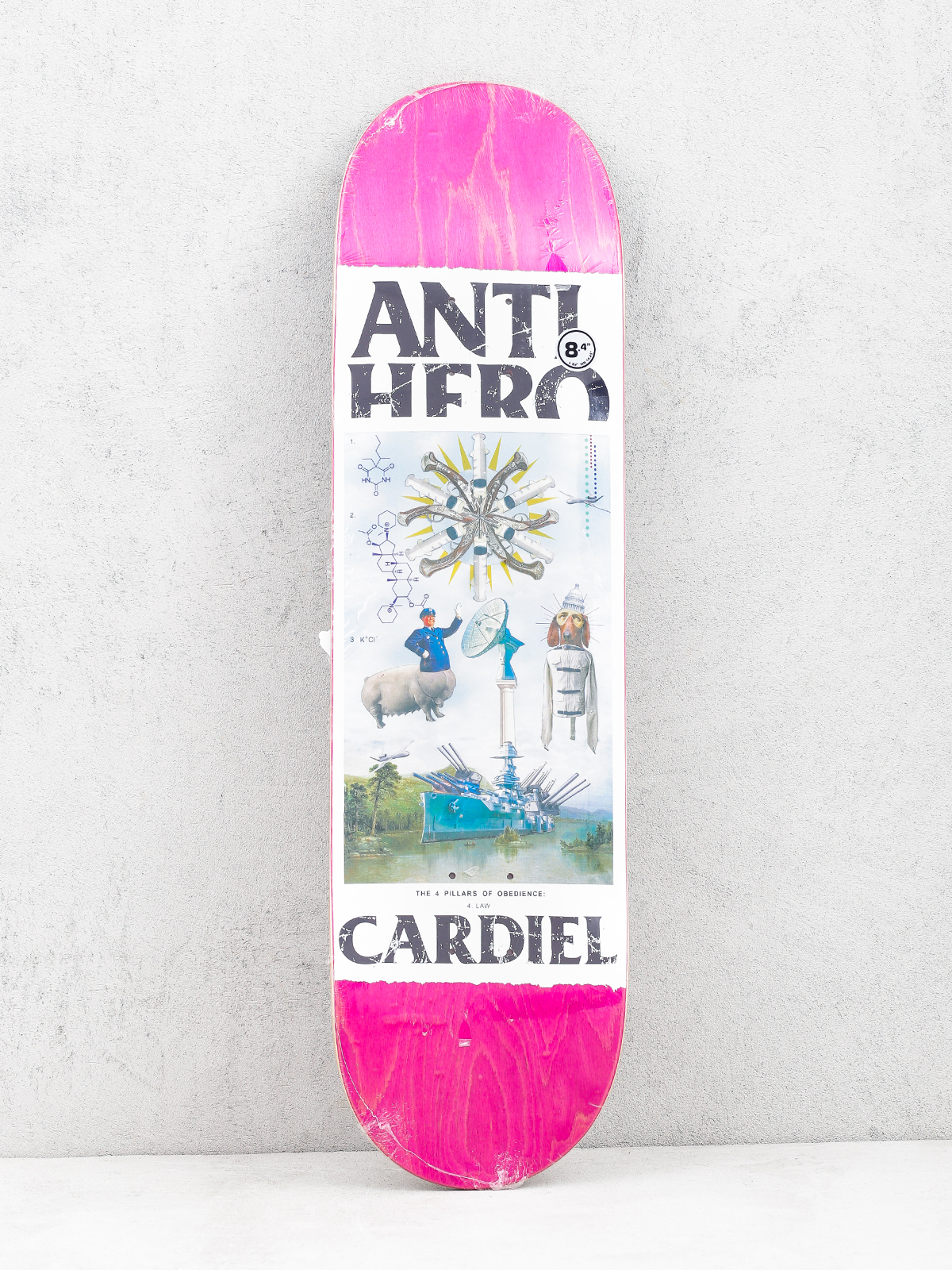 Deska Antihero Cardiel Four Pillars (pink)