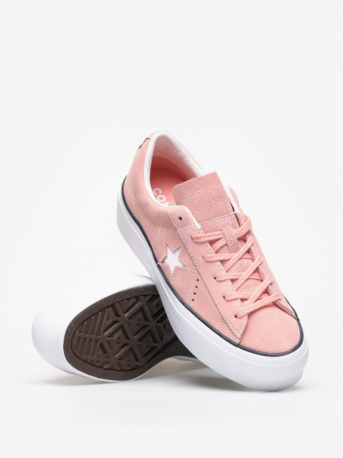 Tenisky Converse One Star Platform Ox Wmn (bleached coral/black/white)