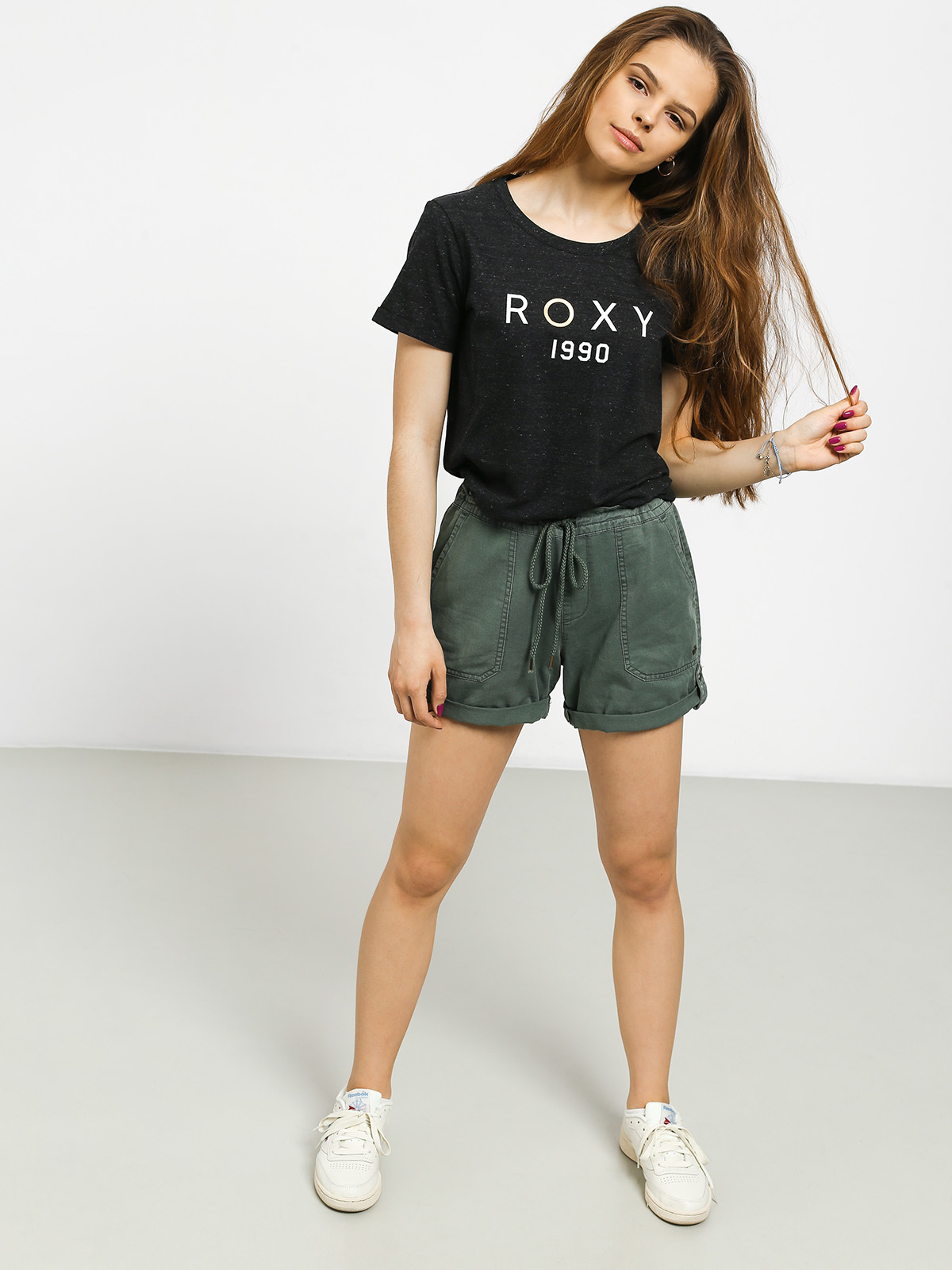 Tričko Roxy Hello And Goodbye A Wmn (true black)