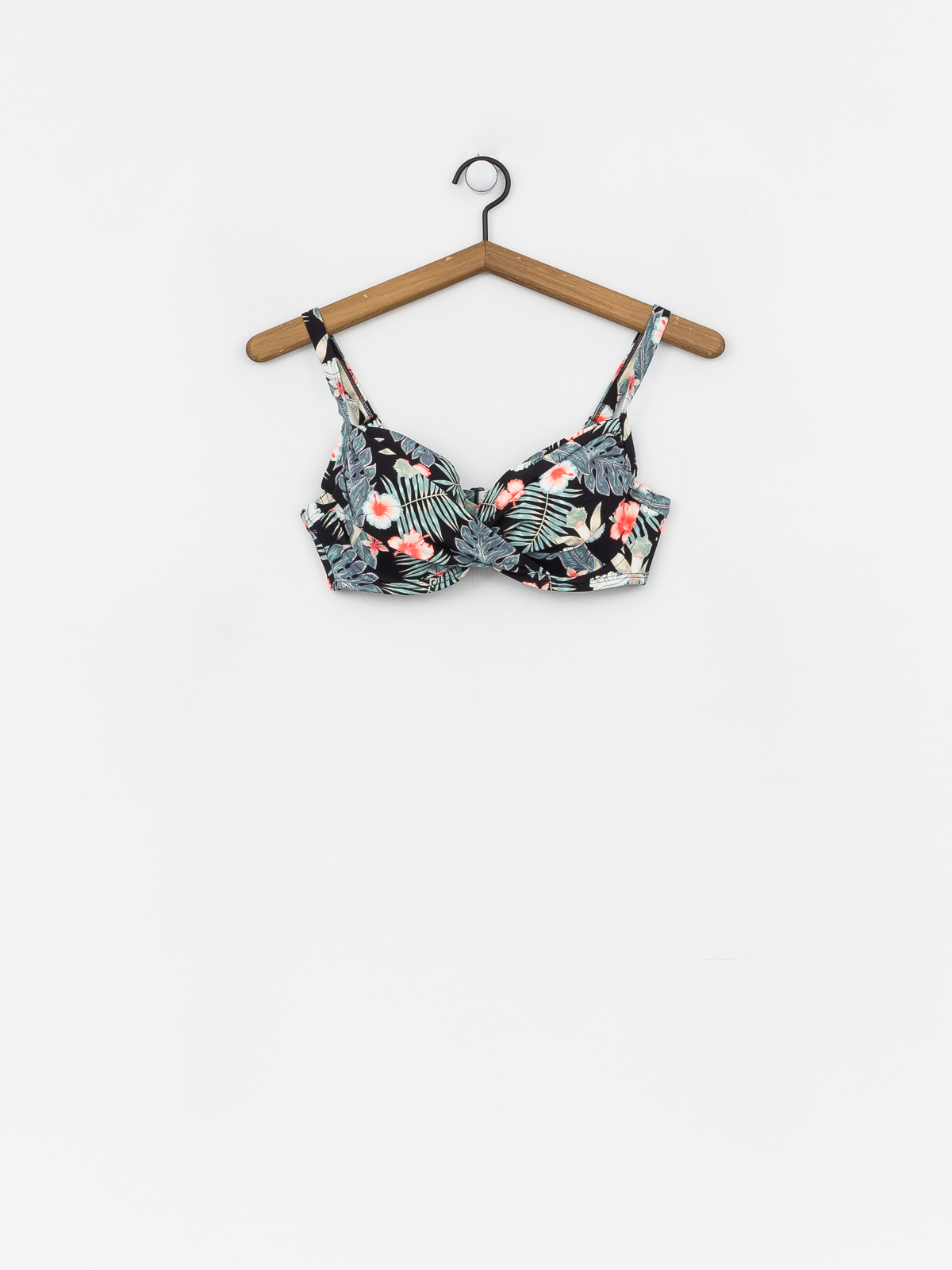 Plavky Horní část Roxy Pt Beach Classics Full Wrap Dc Wmn (anthracite tropicala)