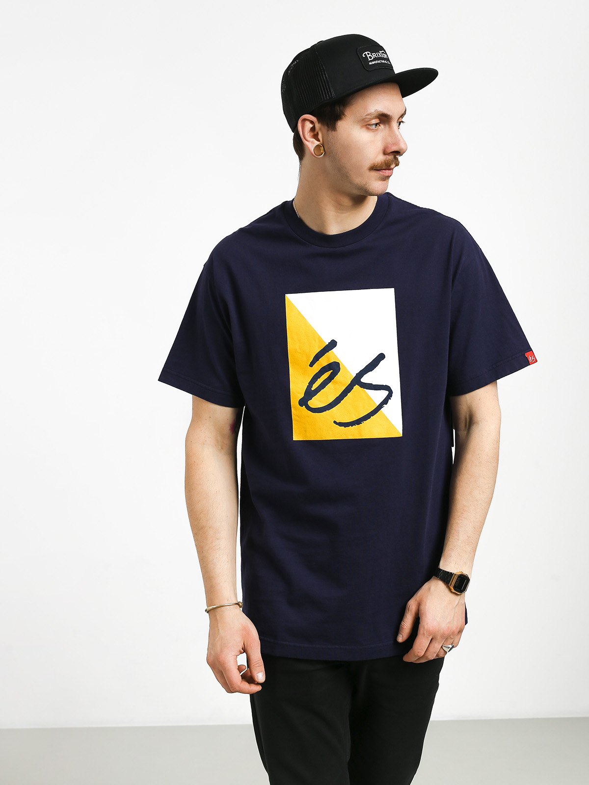 Tričko eS Split Block (navy)