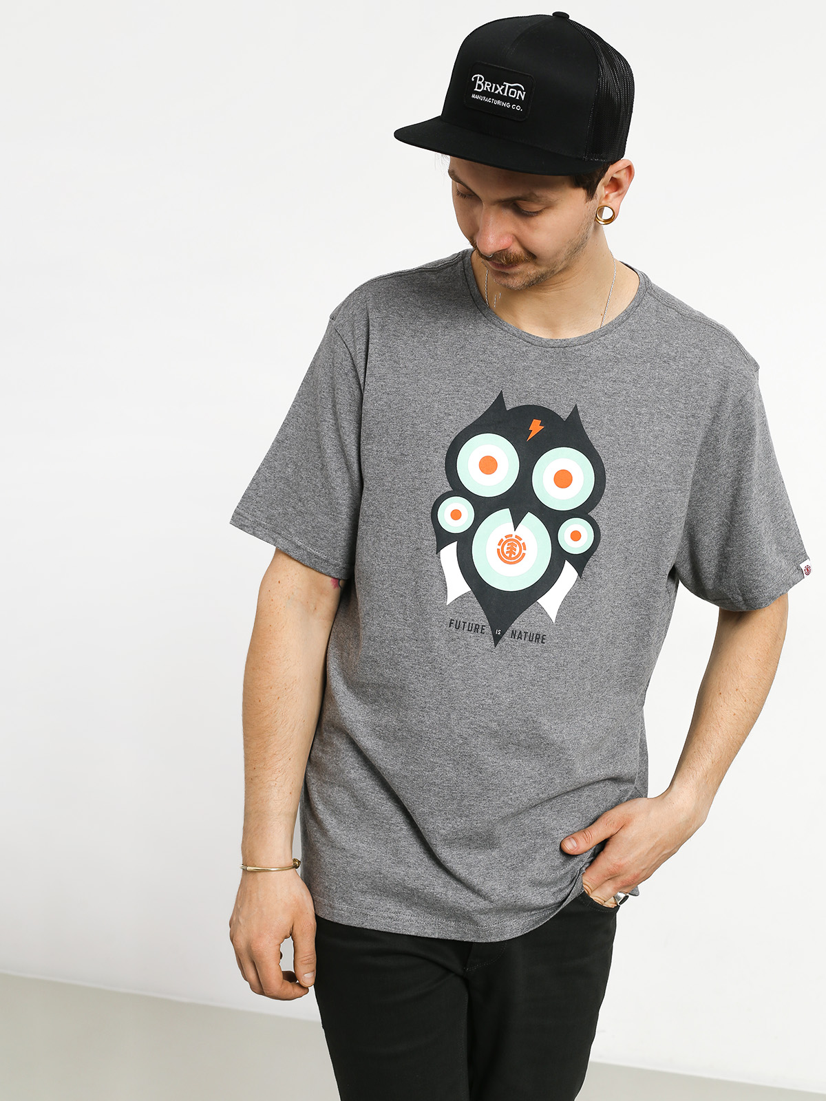 Tričko Element Hoot (grey heather)