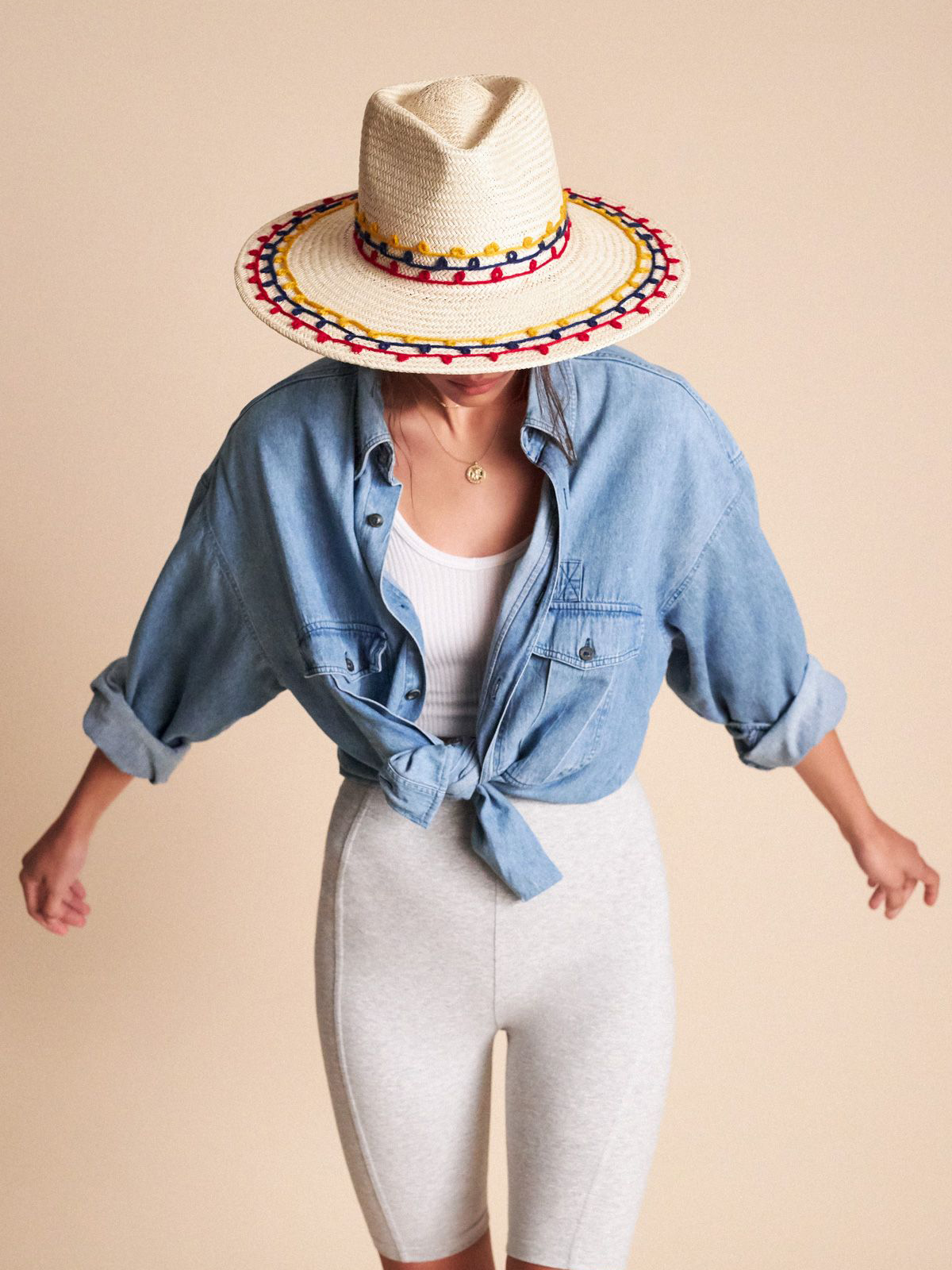 Klobouk Brixton Joanna Emb Hat Wmn (tan mix)