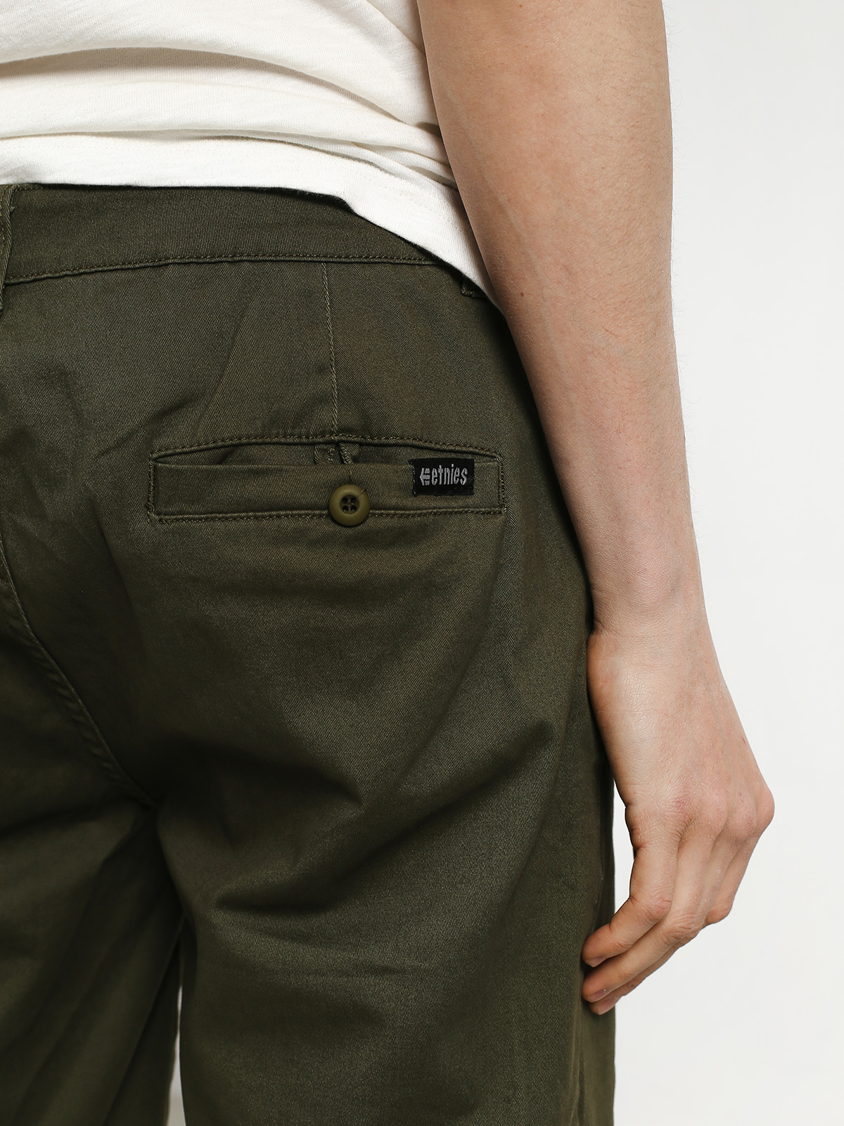 Kraťasy Etnies Essential Straight Chino (military)