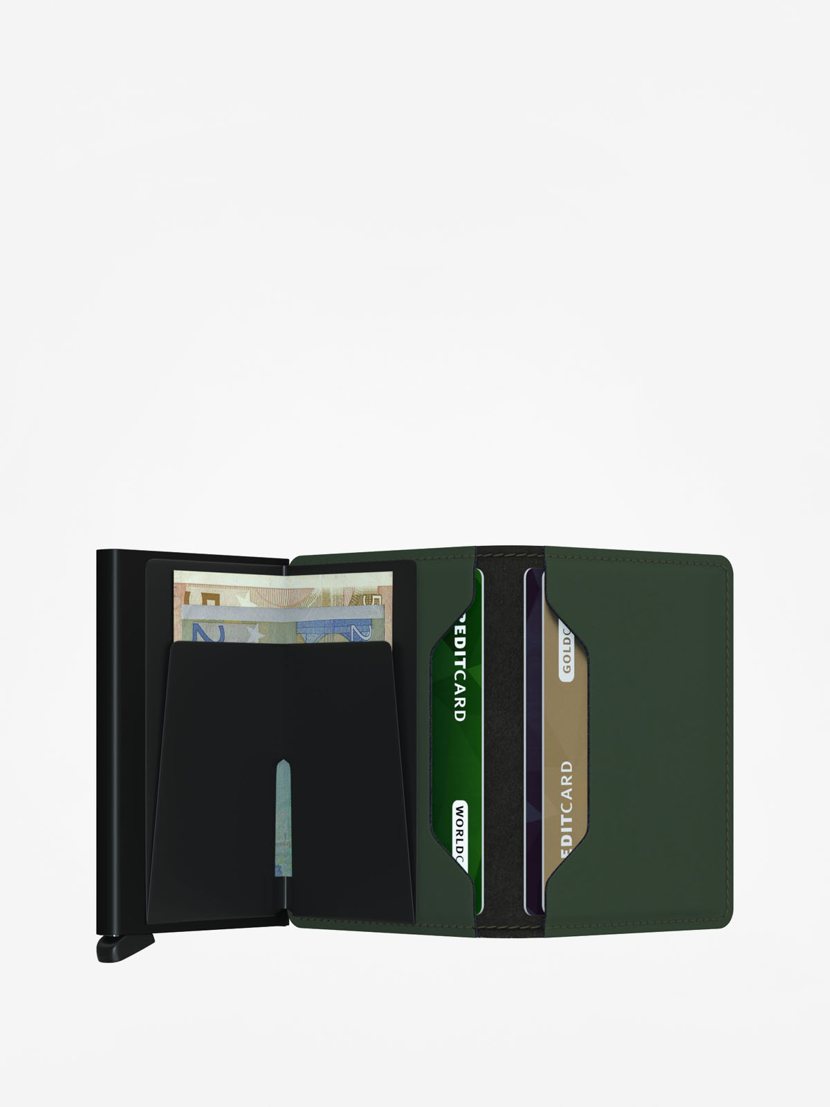 Peněženka Secrid Slimwallet Matte (green/black)