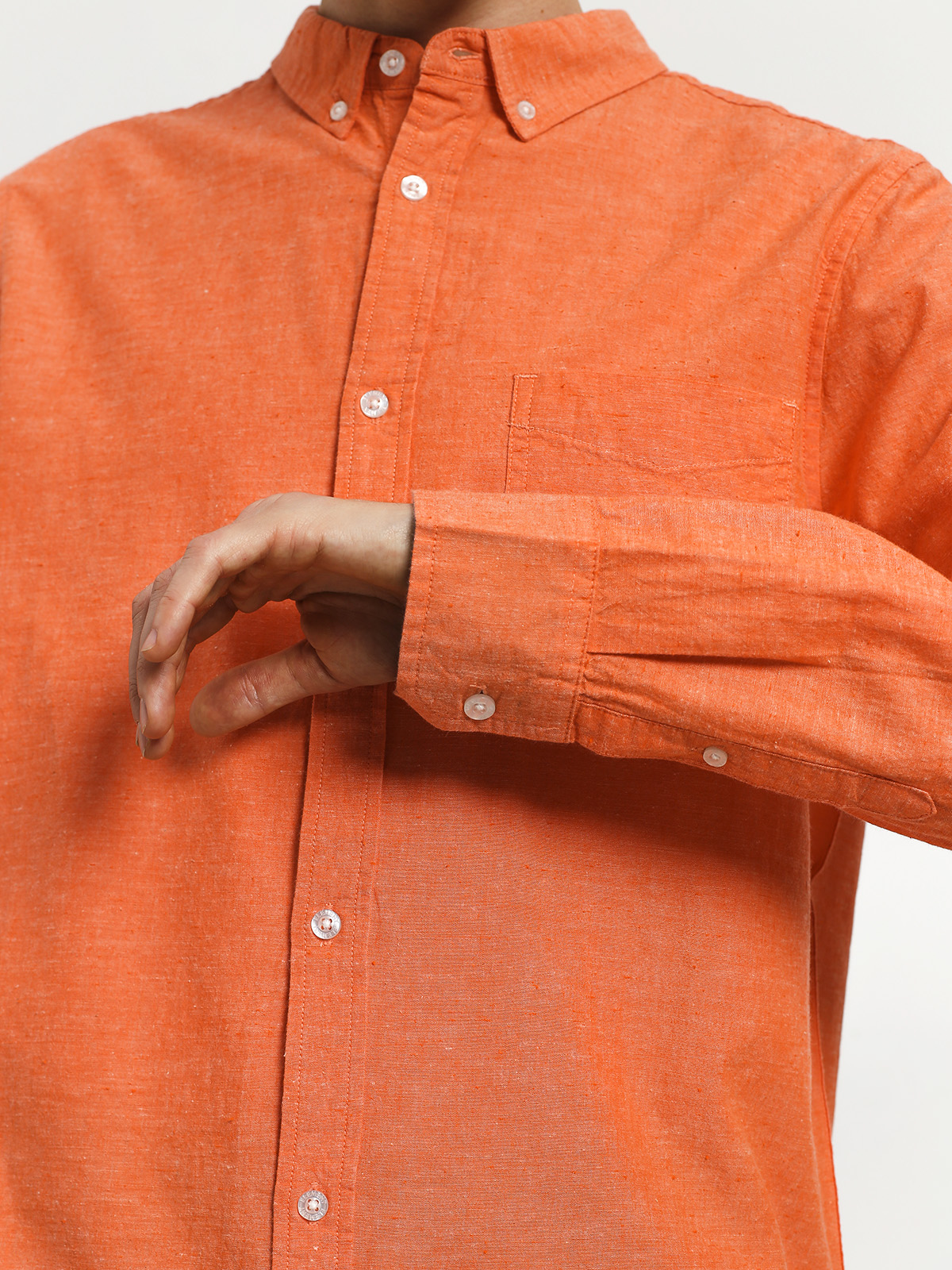 Košile Element Greene Neps Ls (flame)