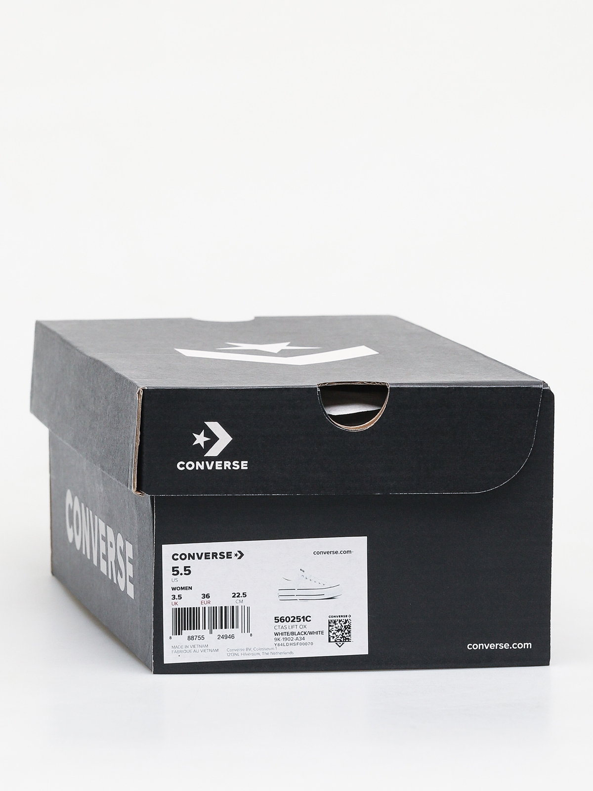 Tenisky Converse Chuck Taylor All Star Lift Ox Wmn (white/black/white)