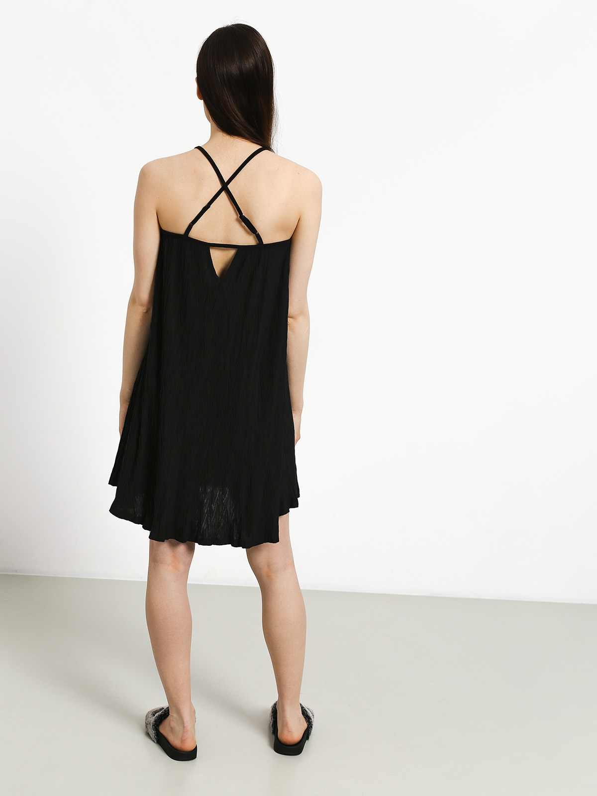 Šaty  Volcom Back 2 Mentality Wmn (blk)