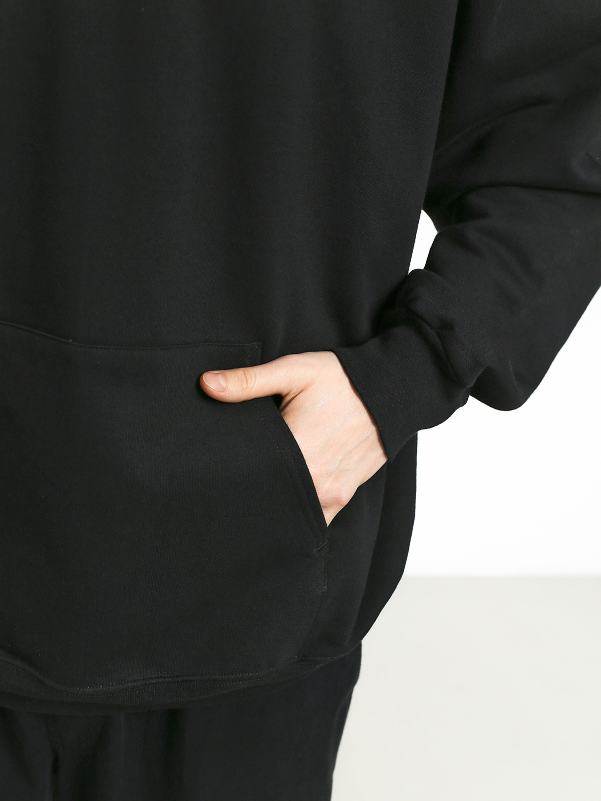 Mikina s kapucí Thrasher Intro Burner HD (black)