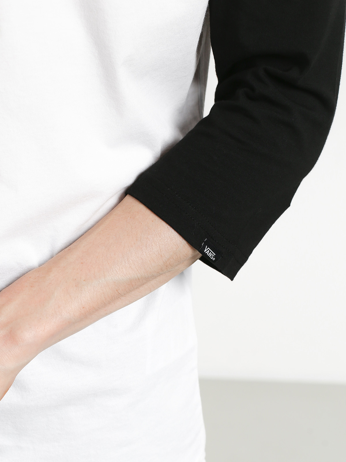 Vans Tričko Koszulka Classic Raglan 3I4 (white/black)