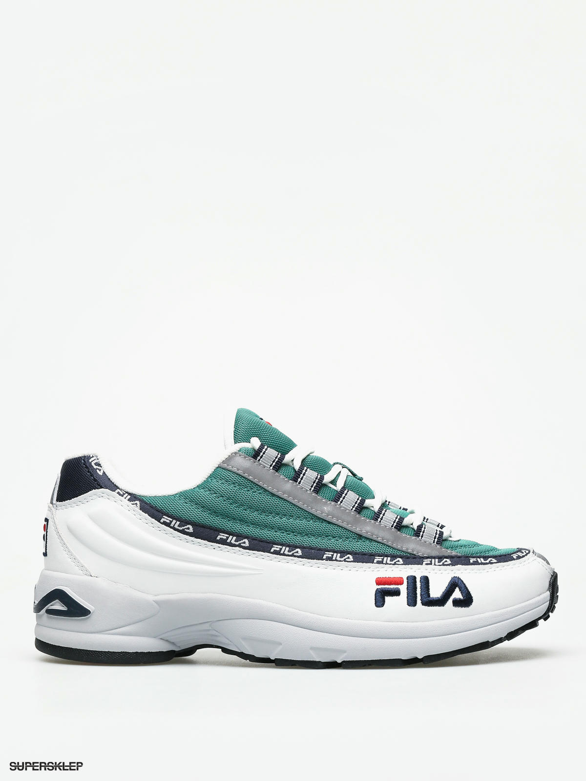 fila platform sneakers black