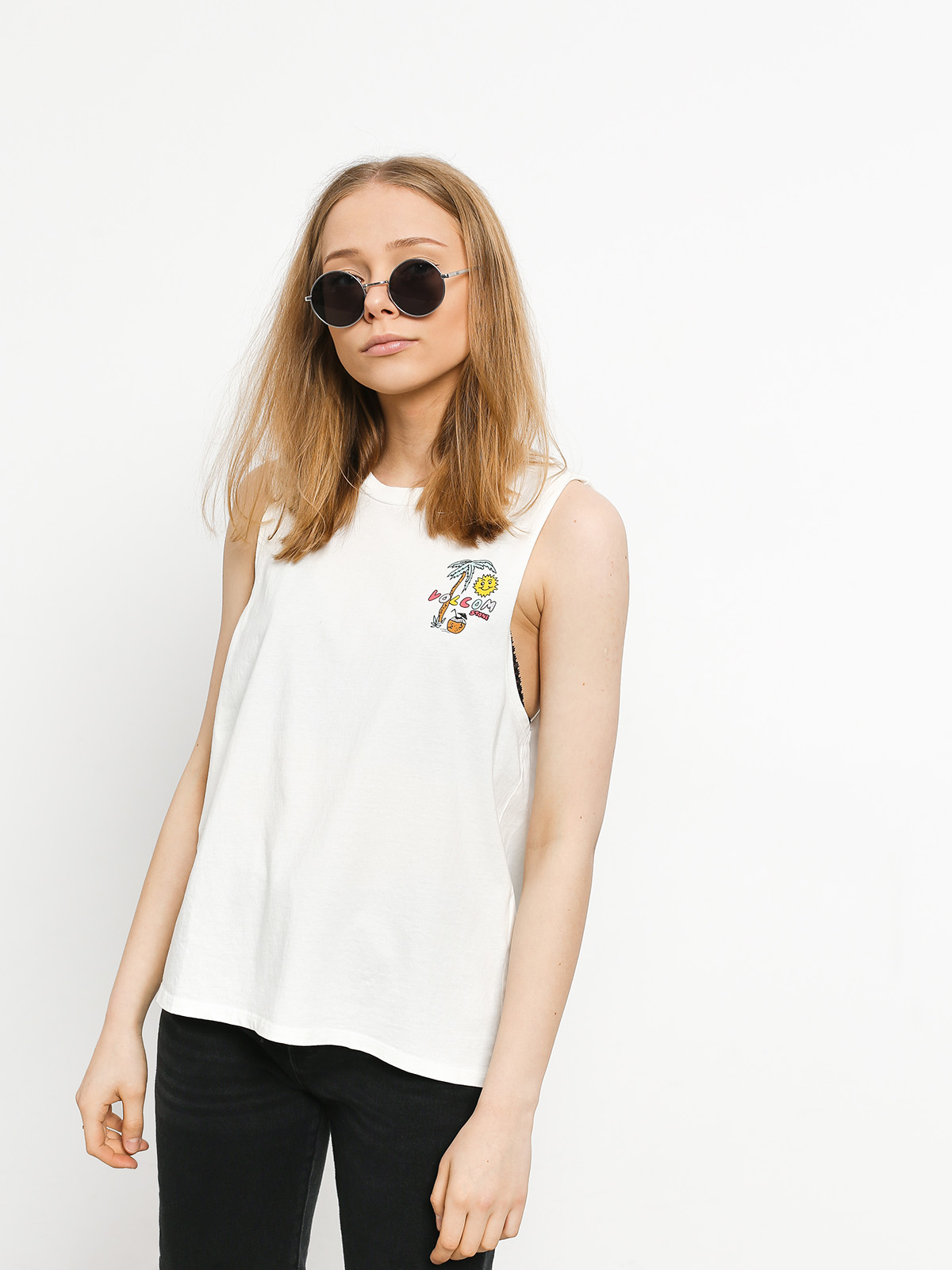 Tričko Volcom Throw Shade Tank Wmn (swh)