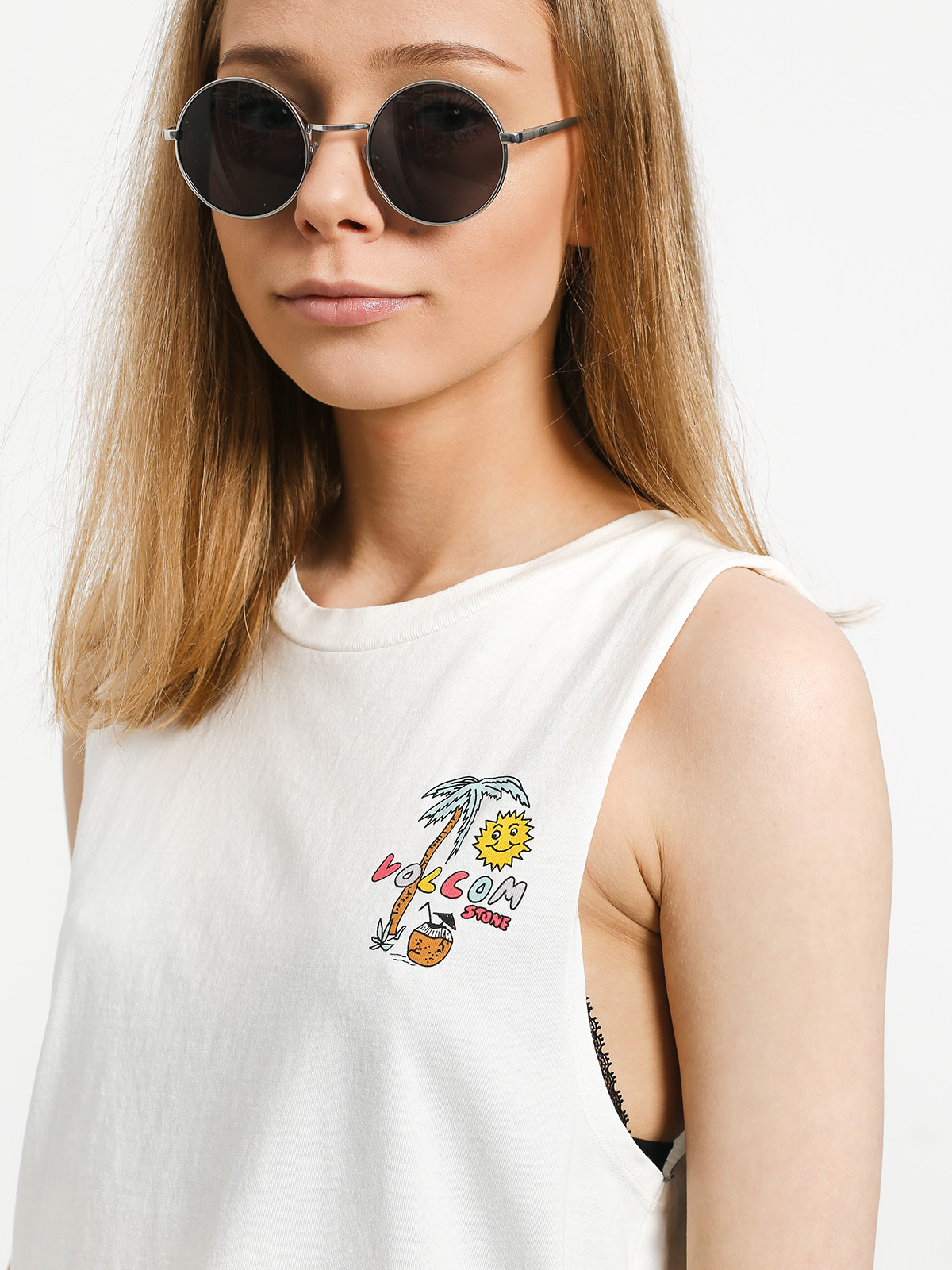 Tričko Volcom Throw Shade Tank Wmn (swh)