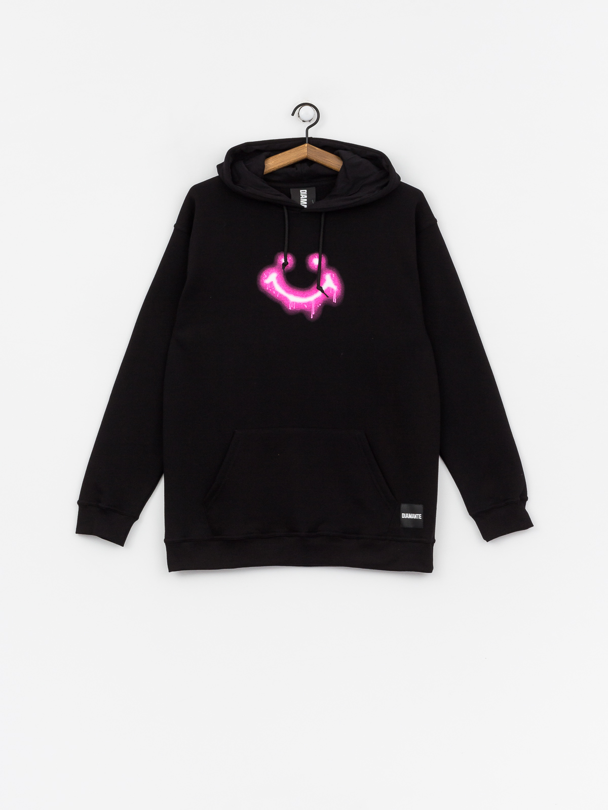 Mikina s kapucí Diamante Wear Fuck Fake Smiles HD (black)