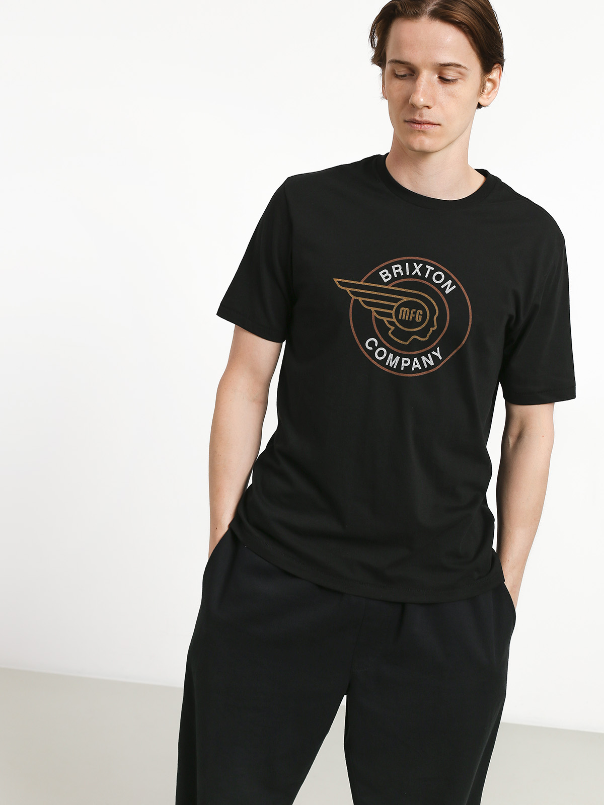 Tričko Brixton Mercury Prt (black)