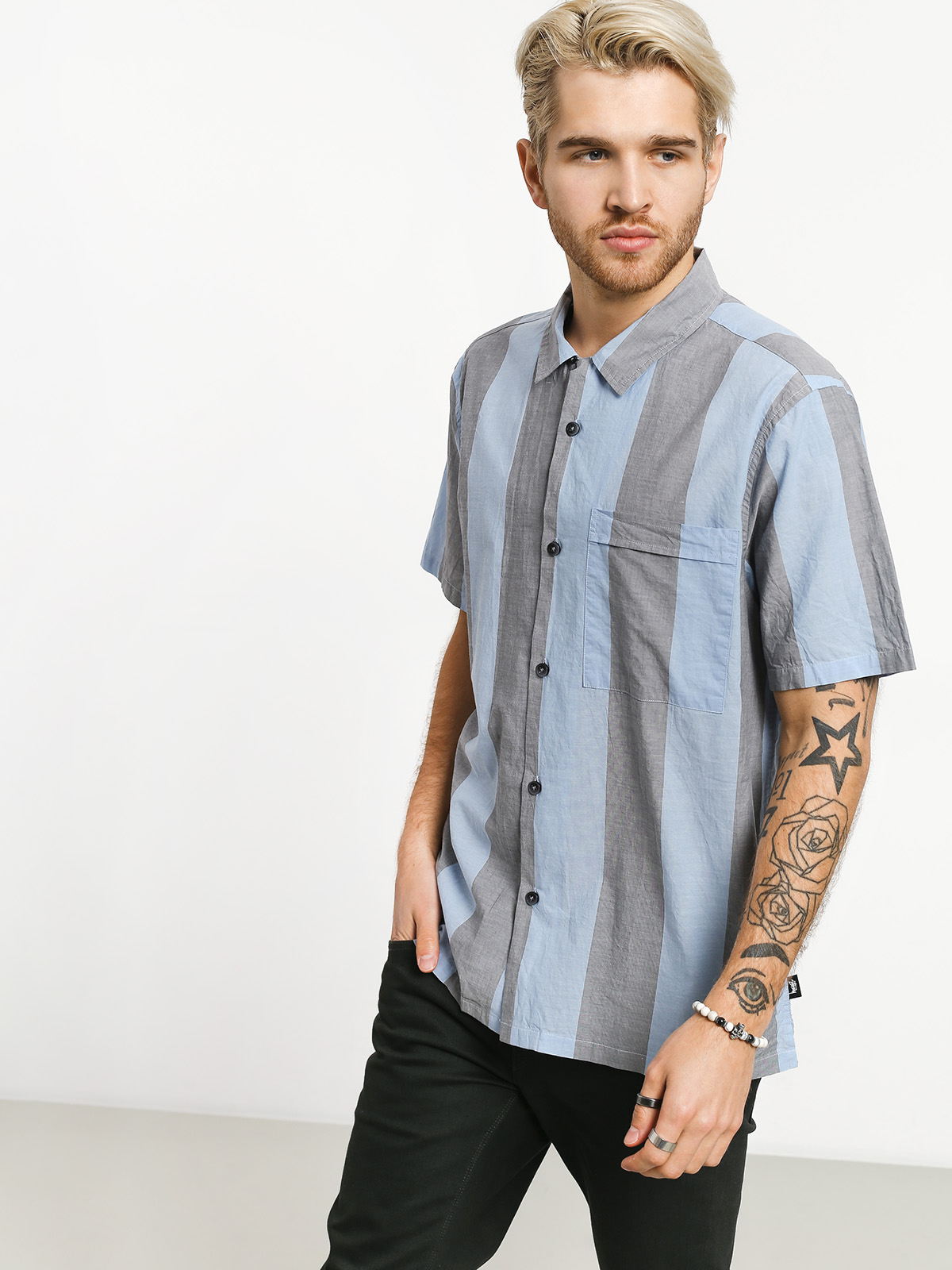 Košile Stussy Bold Stripe (blue)