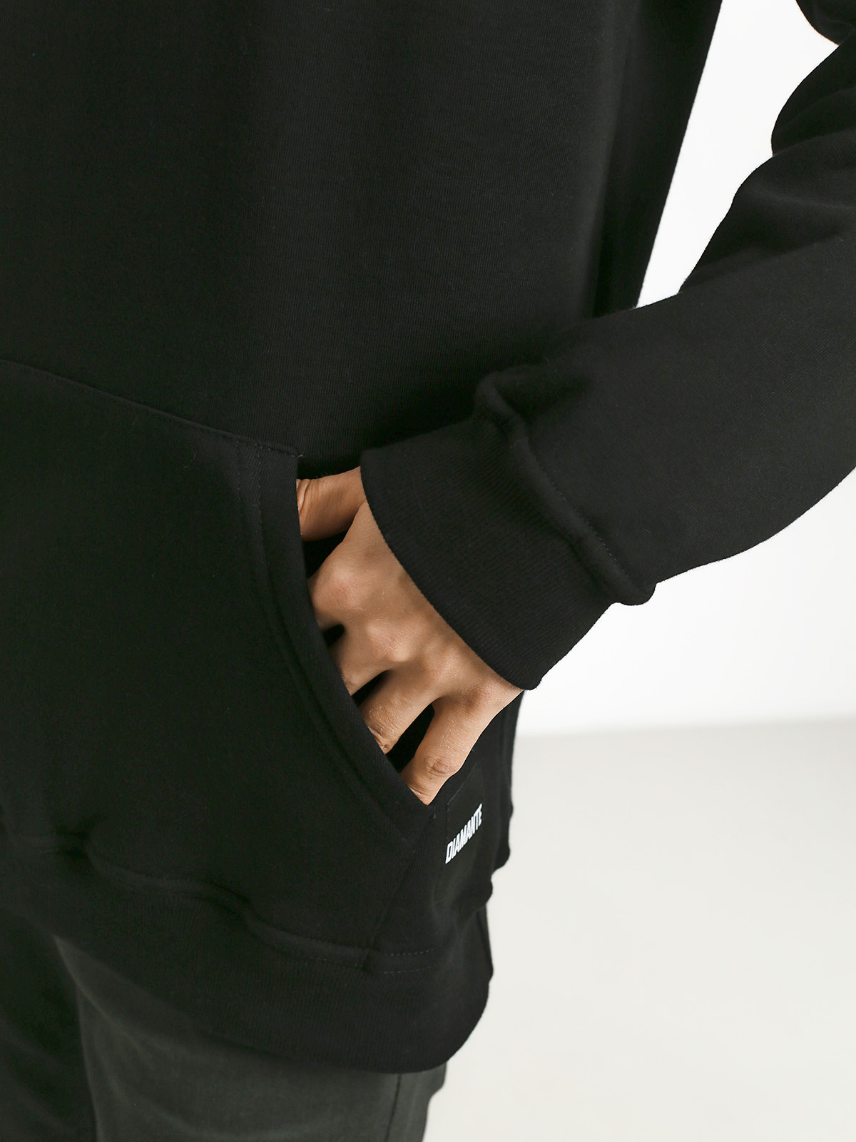 Mikina s kapucí Diamante Wear Fuck Fake Smiles HD (black)