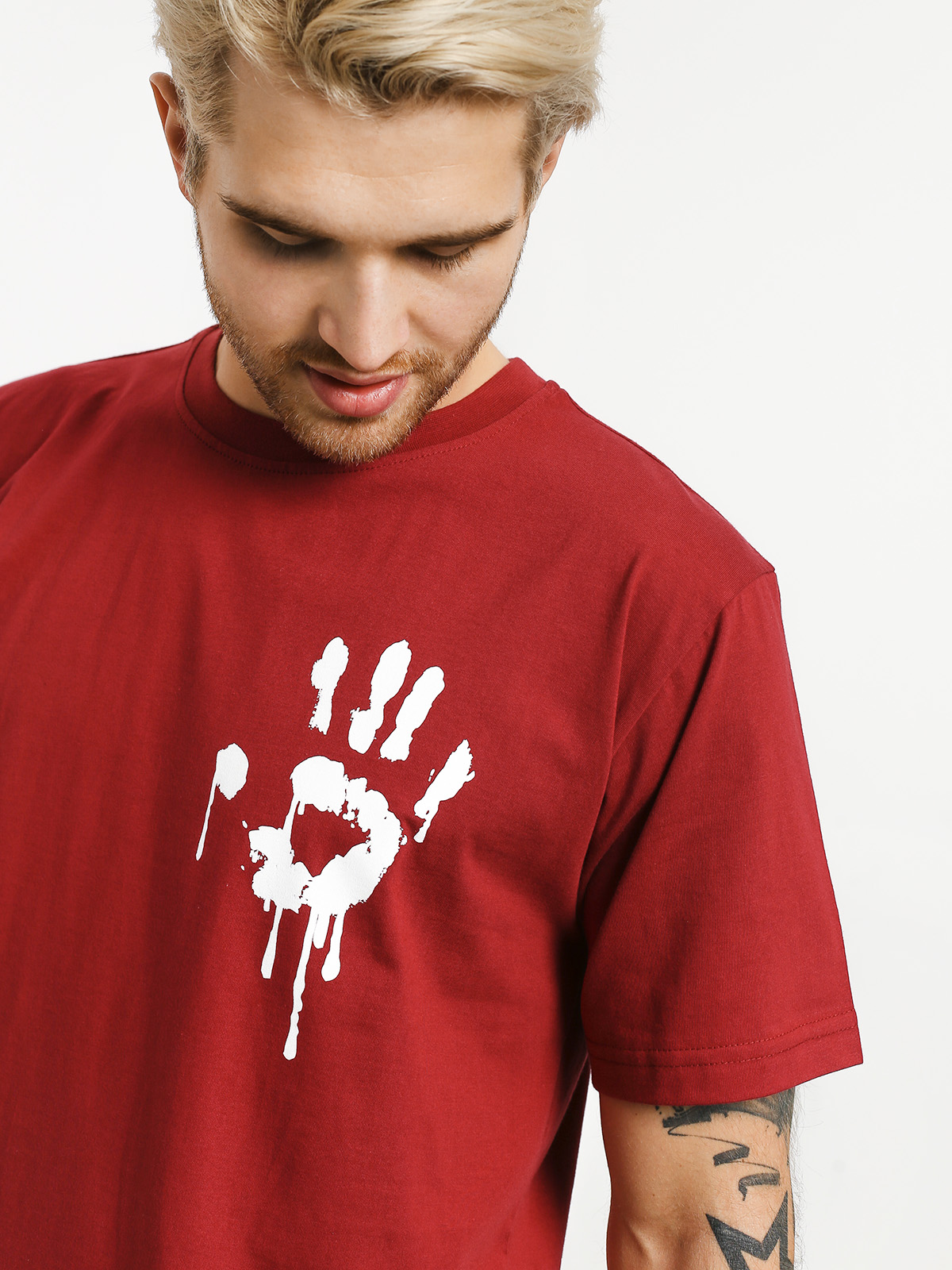 Tričko Diamante Wear I See Dead Haters (burgundy)