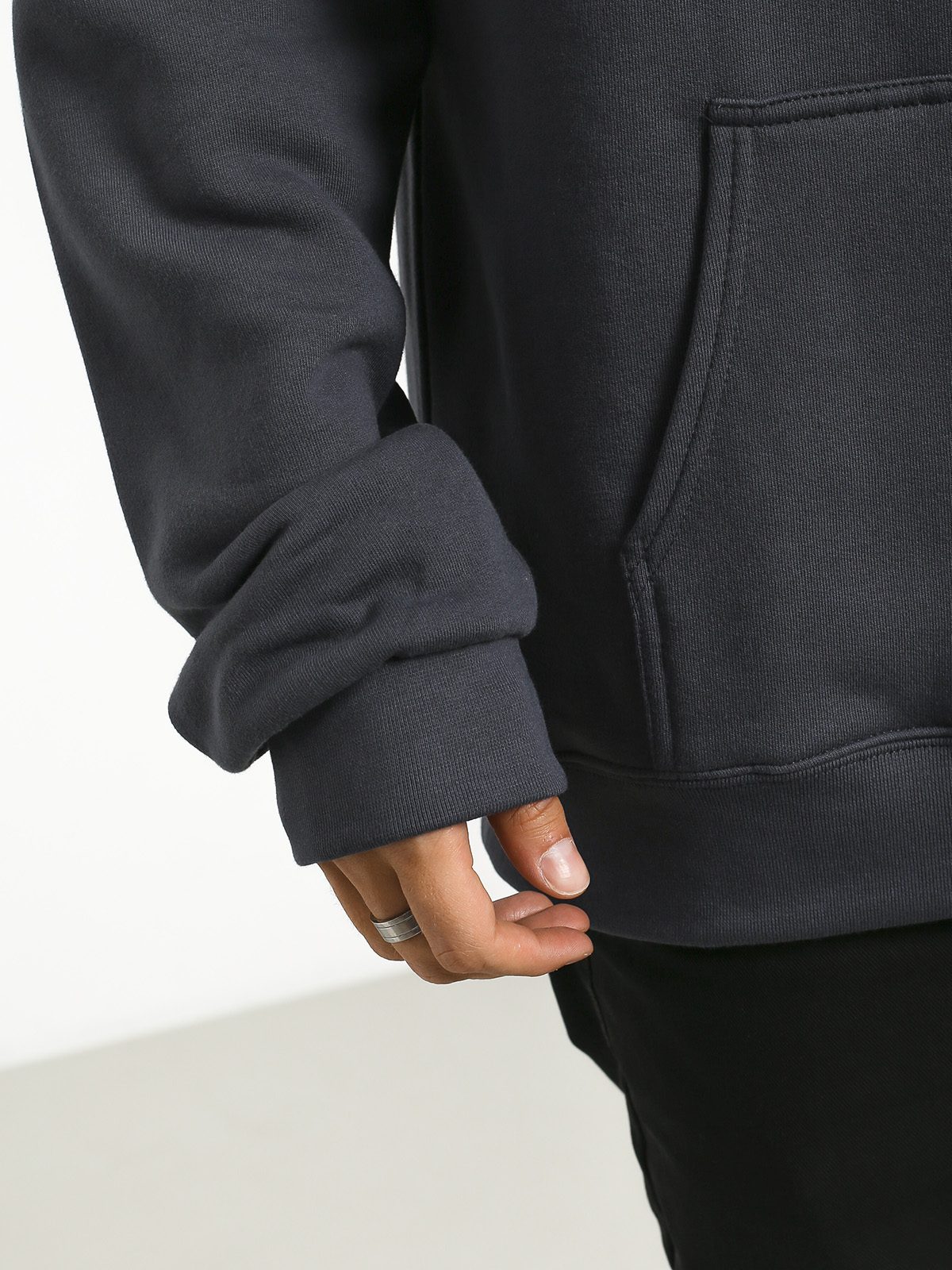 Mikina s kapucí Iriedaily Daily Flag HD (dark steel)