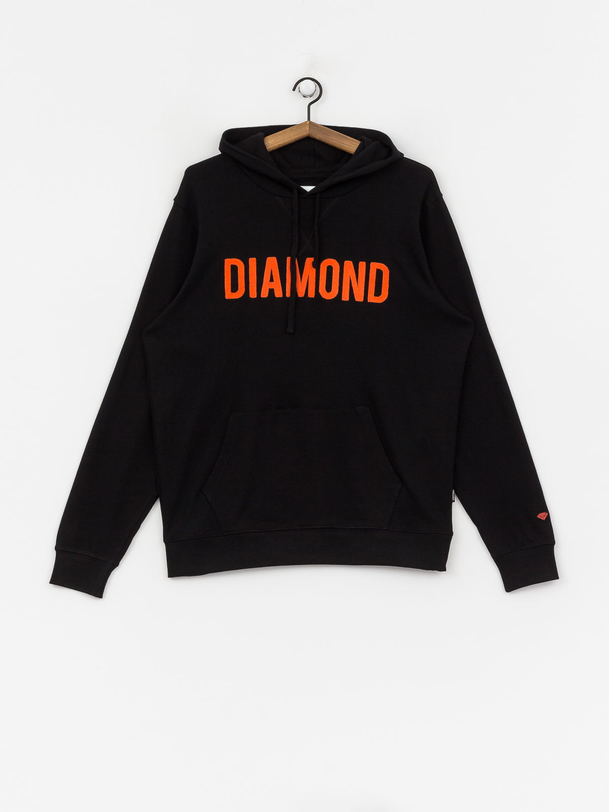 Mikina s kapucí Diamond Supply Co. Diamond French Terry (black)