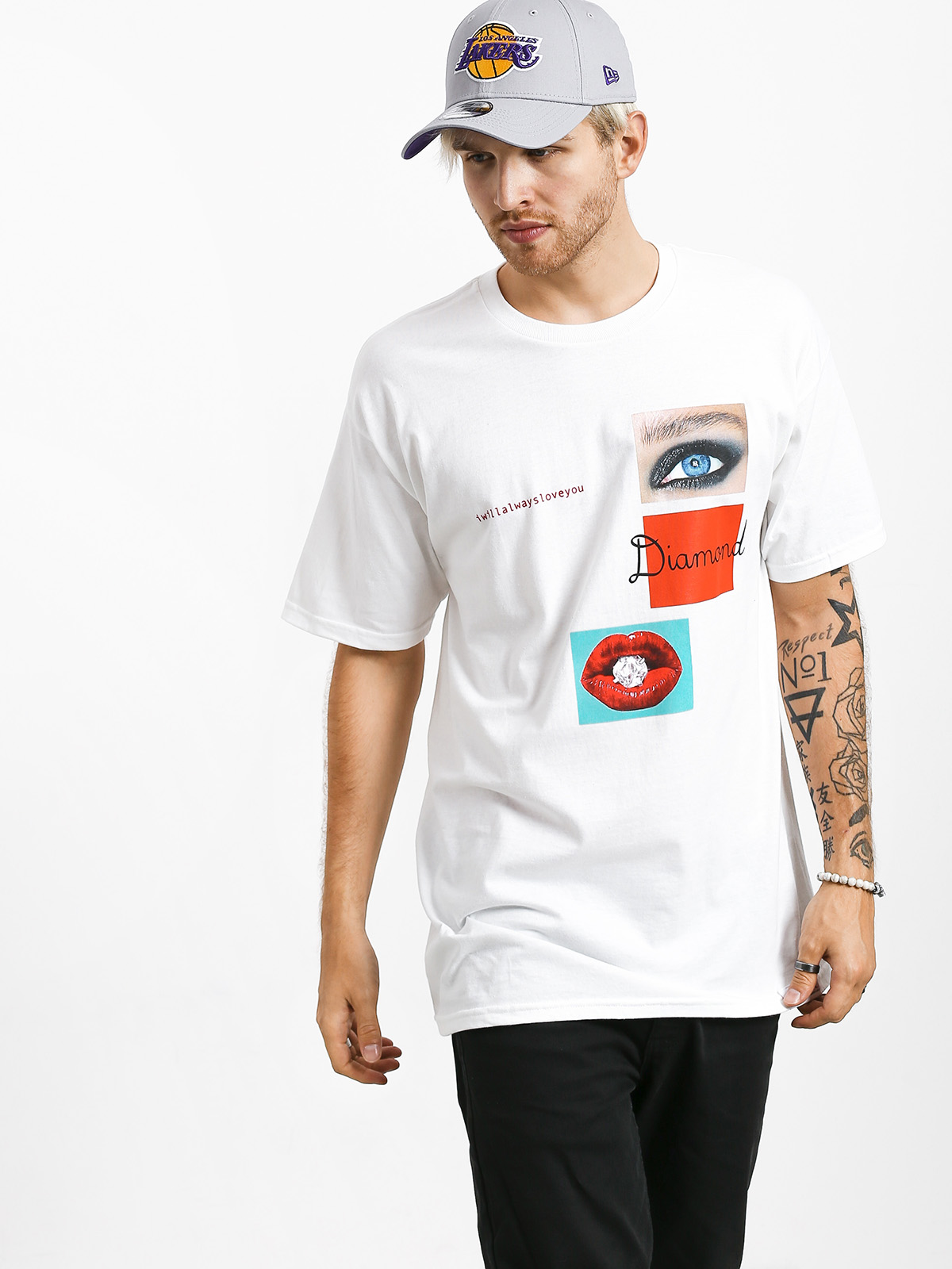 Tričko Diamond Supply Co. I Will Always (white)