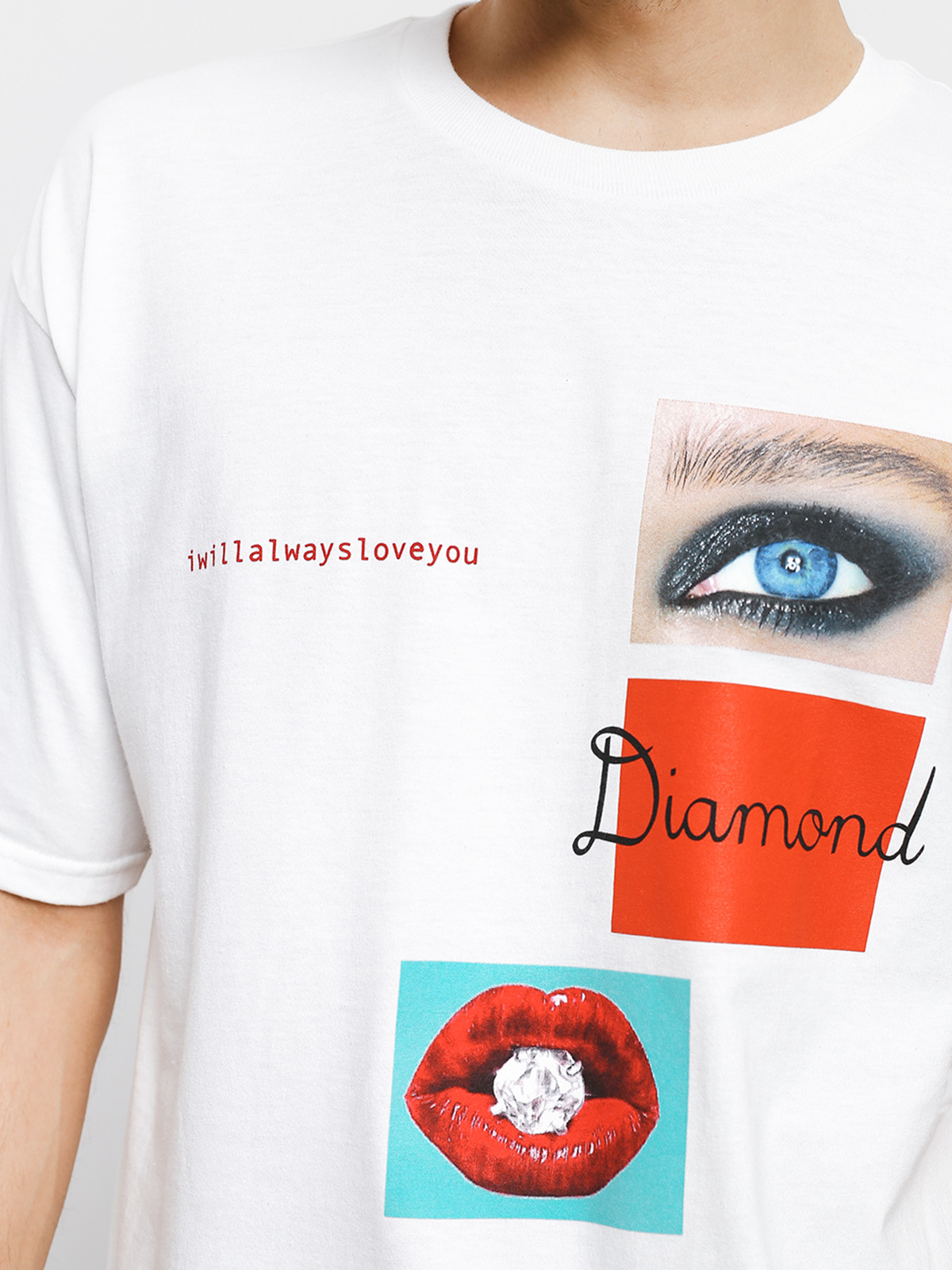 Tričko Diamond Supply Co. I Will Always (white)