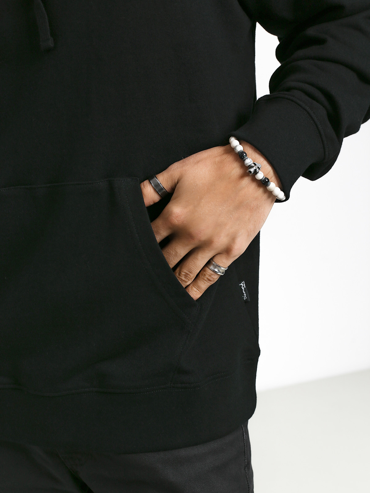 Mikina s kapucí Diamond Supply Co. Diamond French Terry (black)