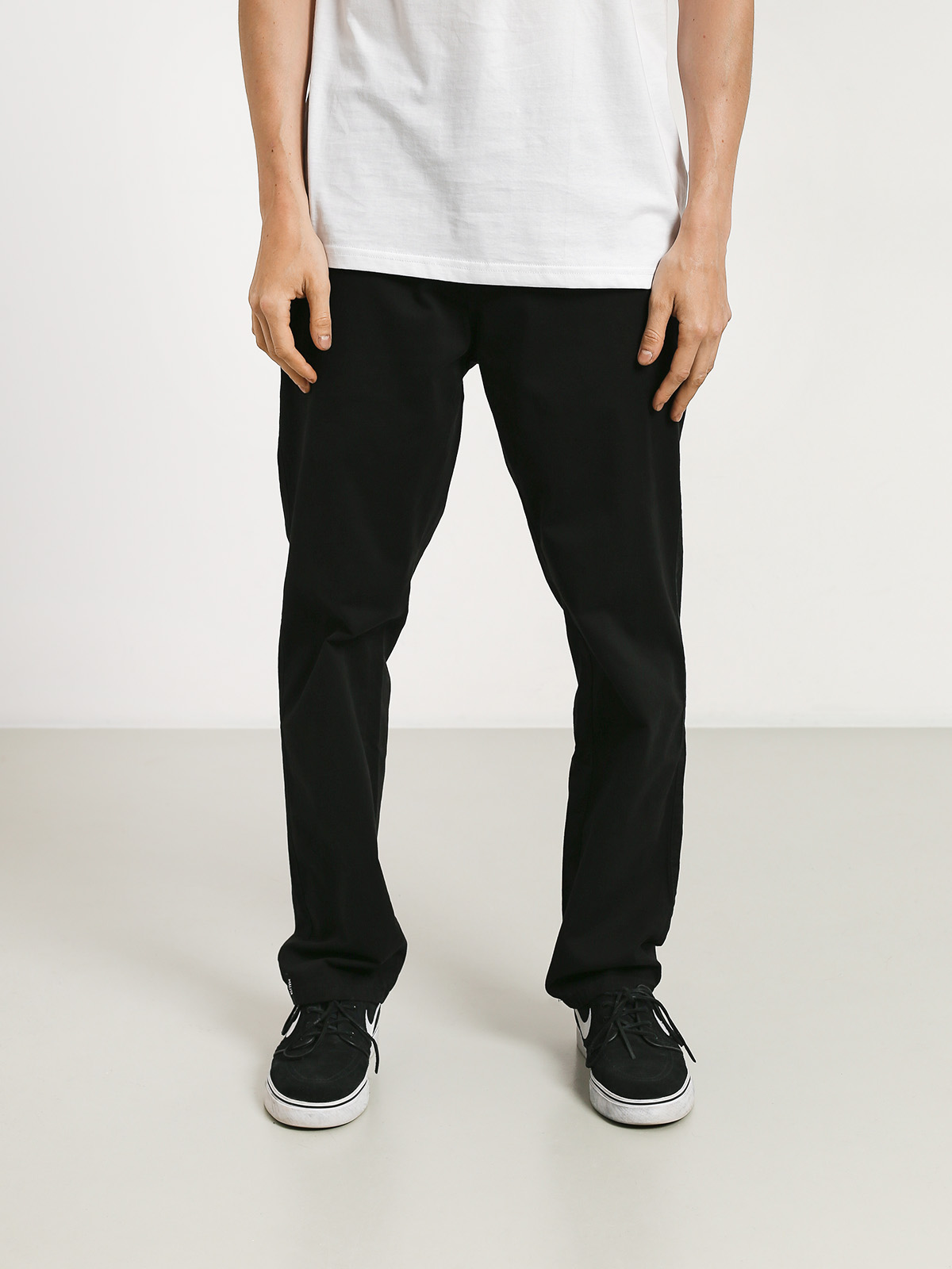 Kalhoty Malita Chino Low (black/stripes)