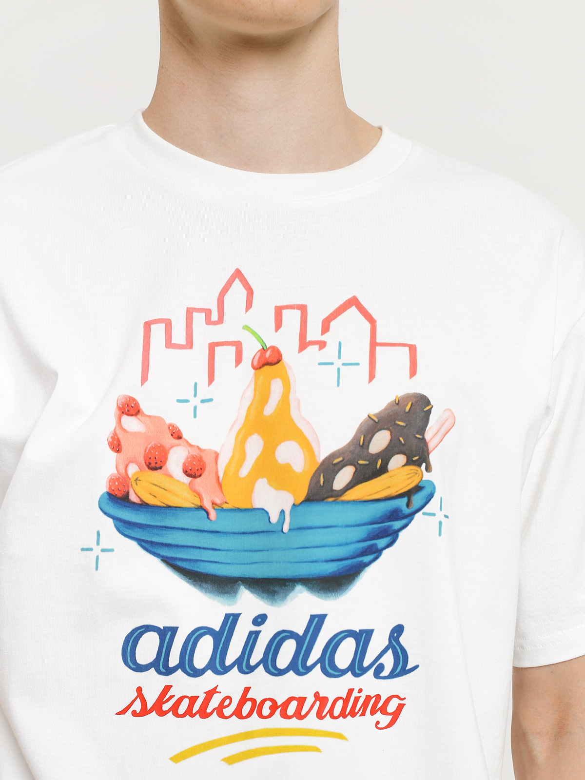 Tričko adidas Urgellotee (white/multicolor)