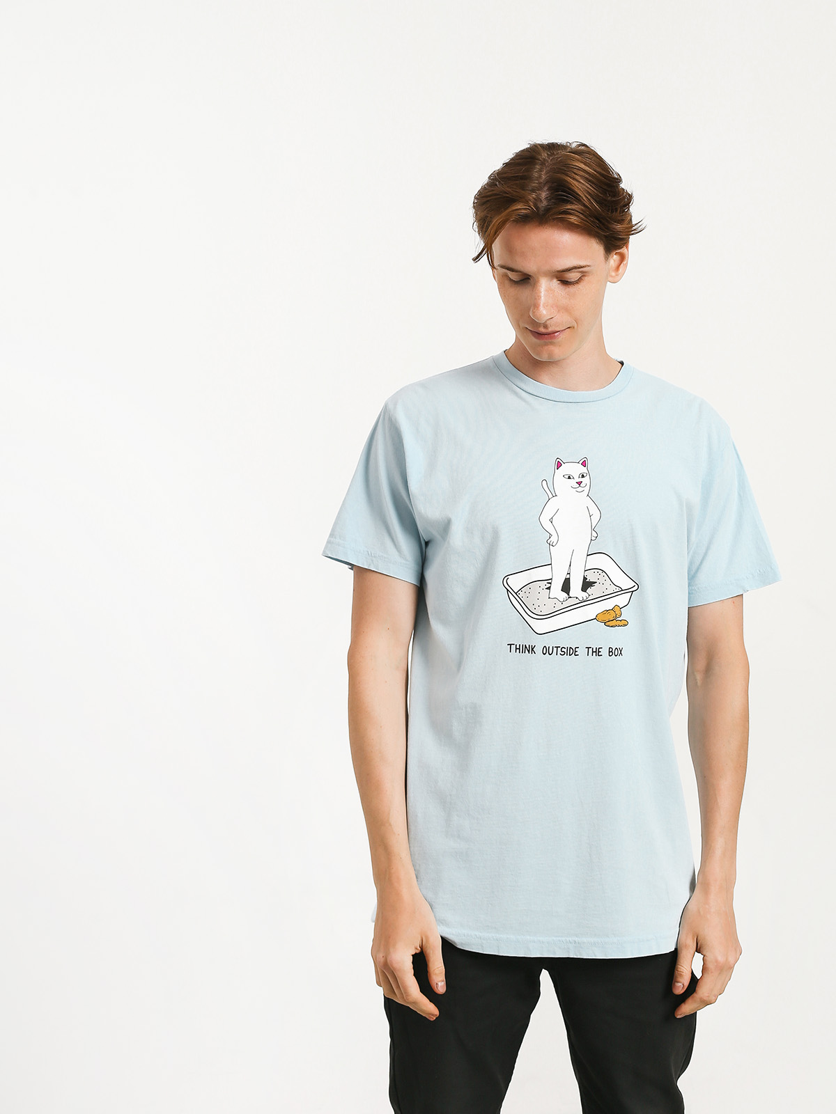 Tričko RipNDip Think Outside (baby blue)