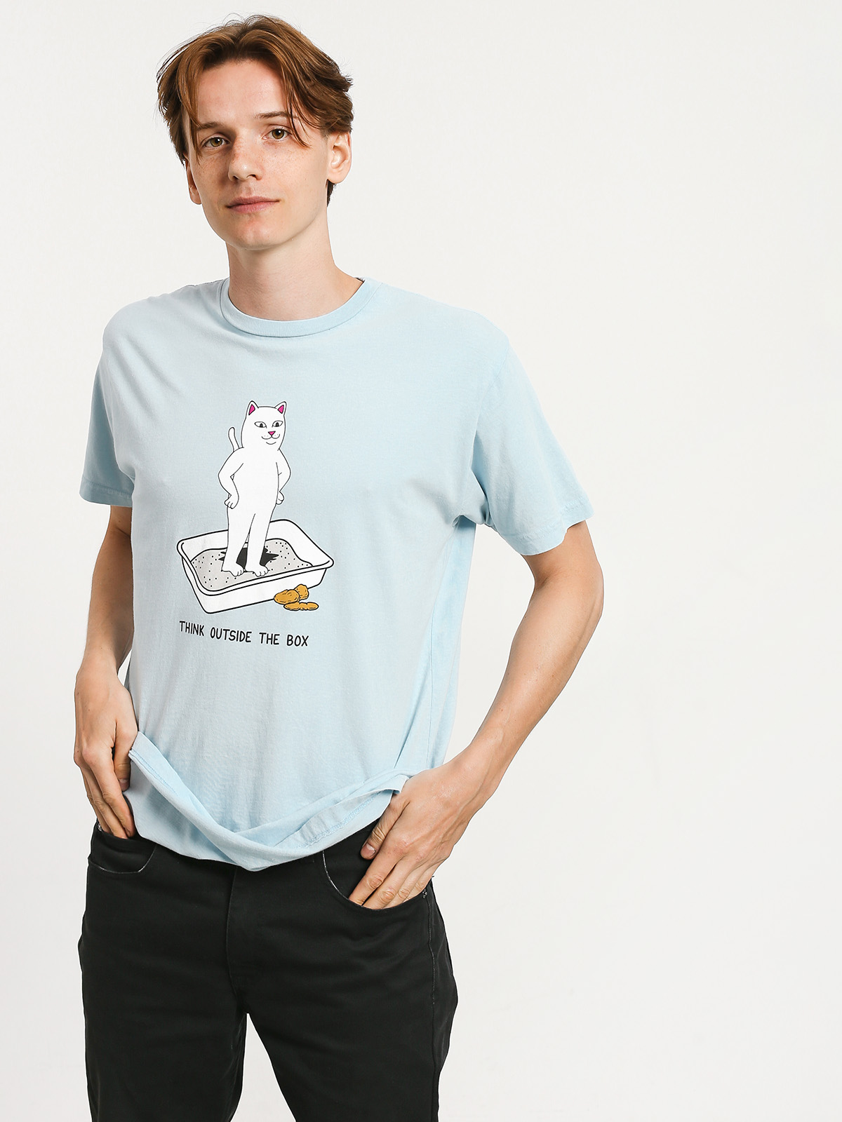 Tričko RipNDip Think Outside (baby blue)
