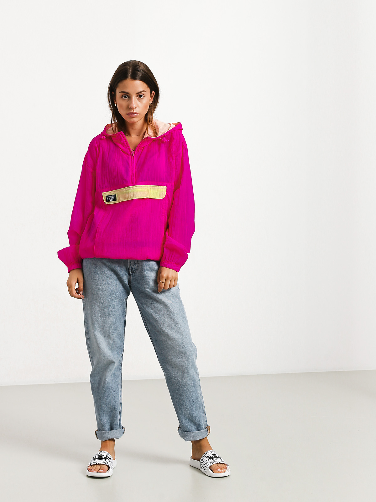 Bunda Stussy Aydin Nylon Crinkle Wmn (pink)