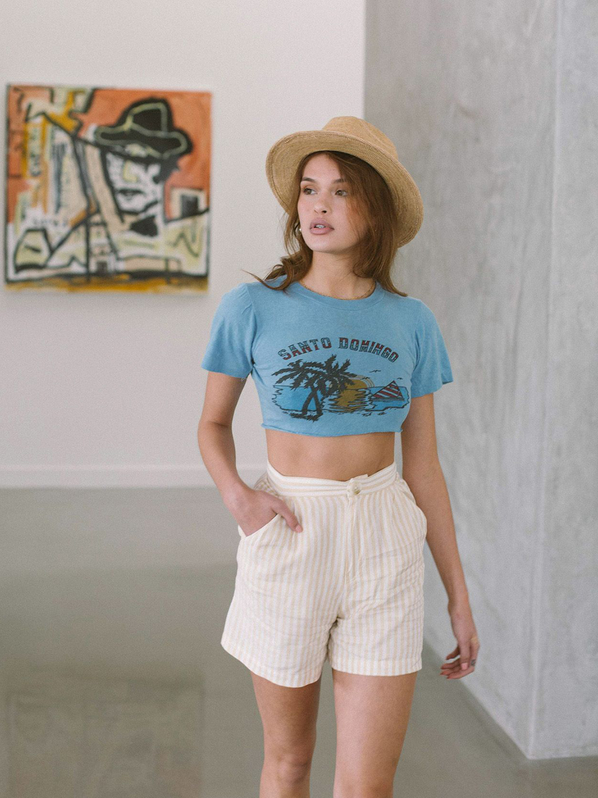 Klobouk Brixton Messer III Fedora (tan)