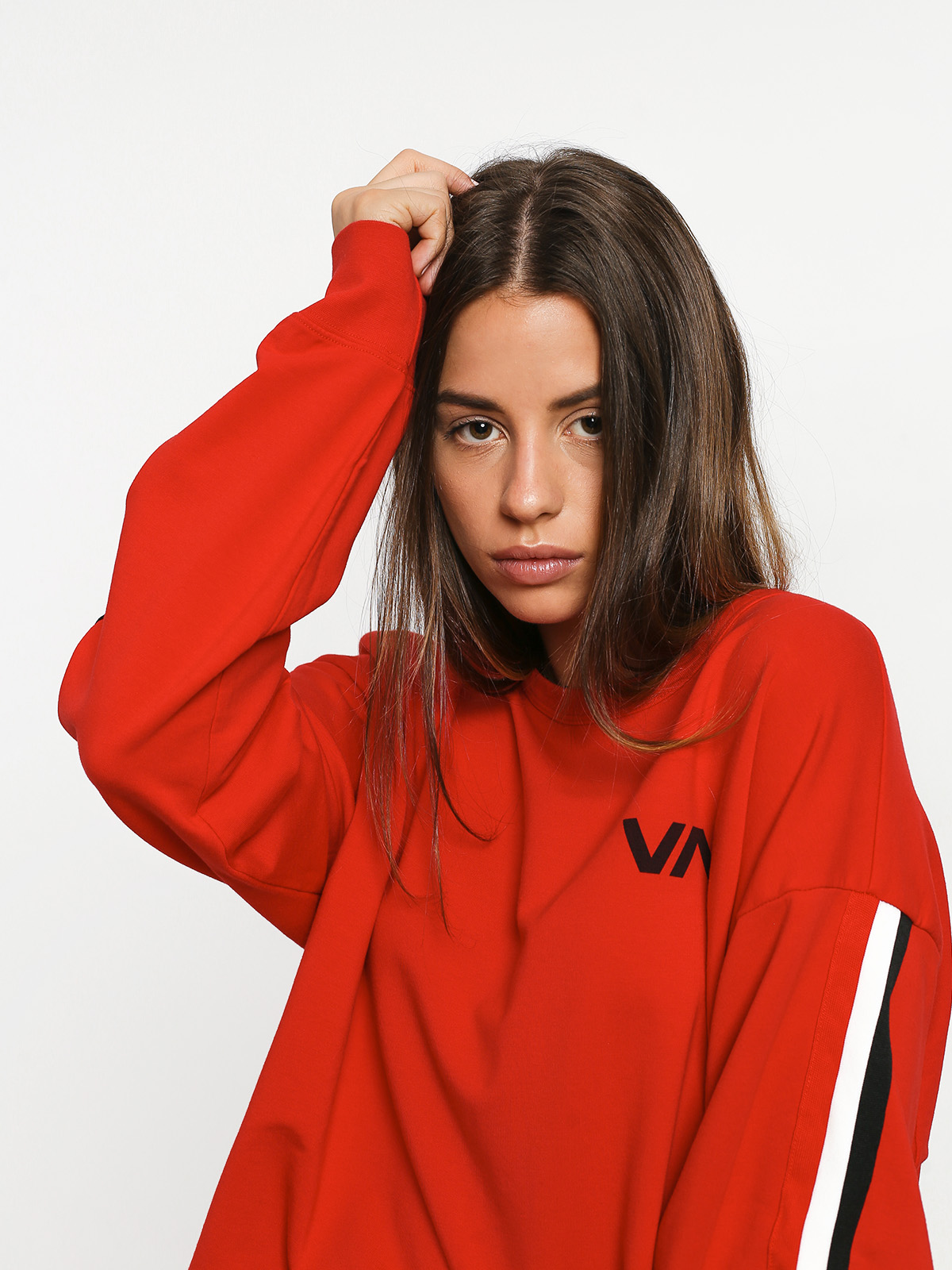 Mikina RVCA Ringside Sweatshirt (red)