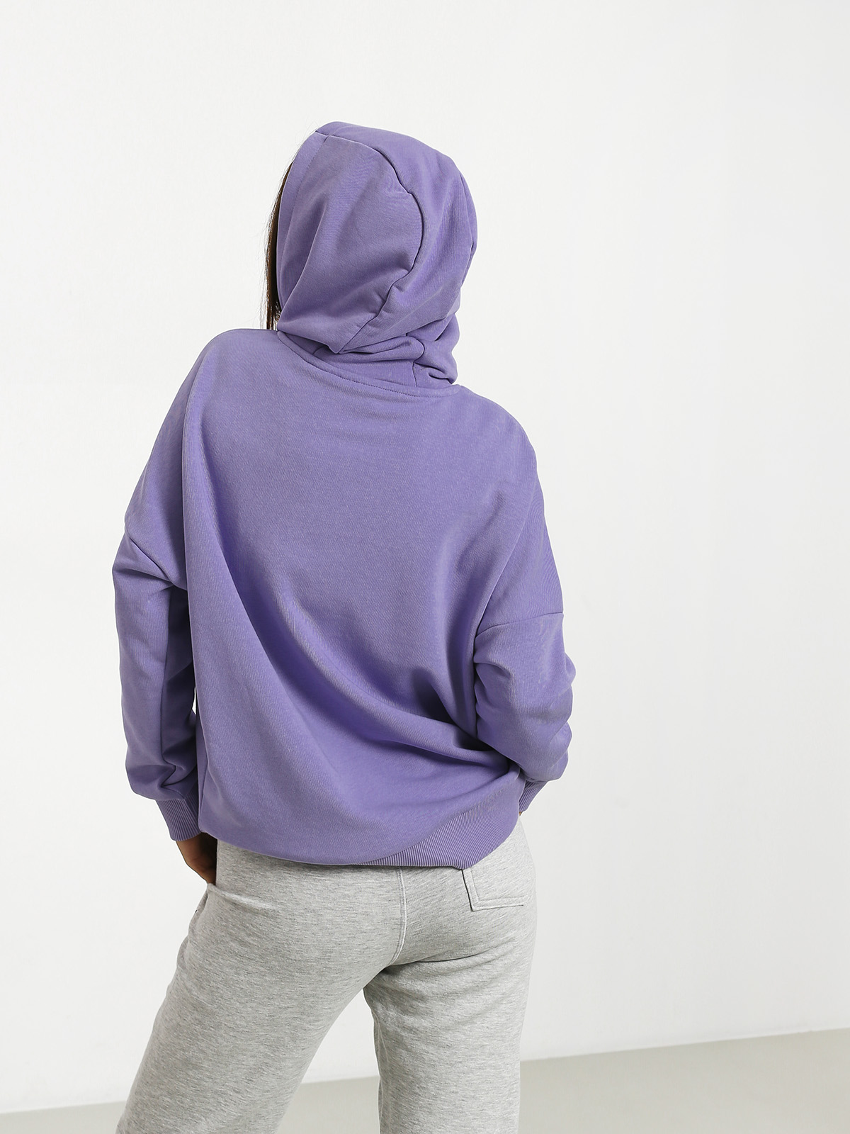 Mikina s kapucí Fila Ada HD Wmn (violet tulip)