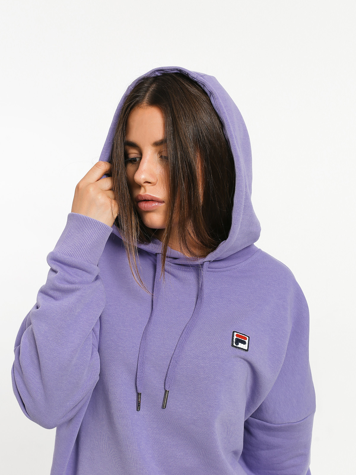 Mikina s kapucí Fila Ada HD Wmn (violet tulip)