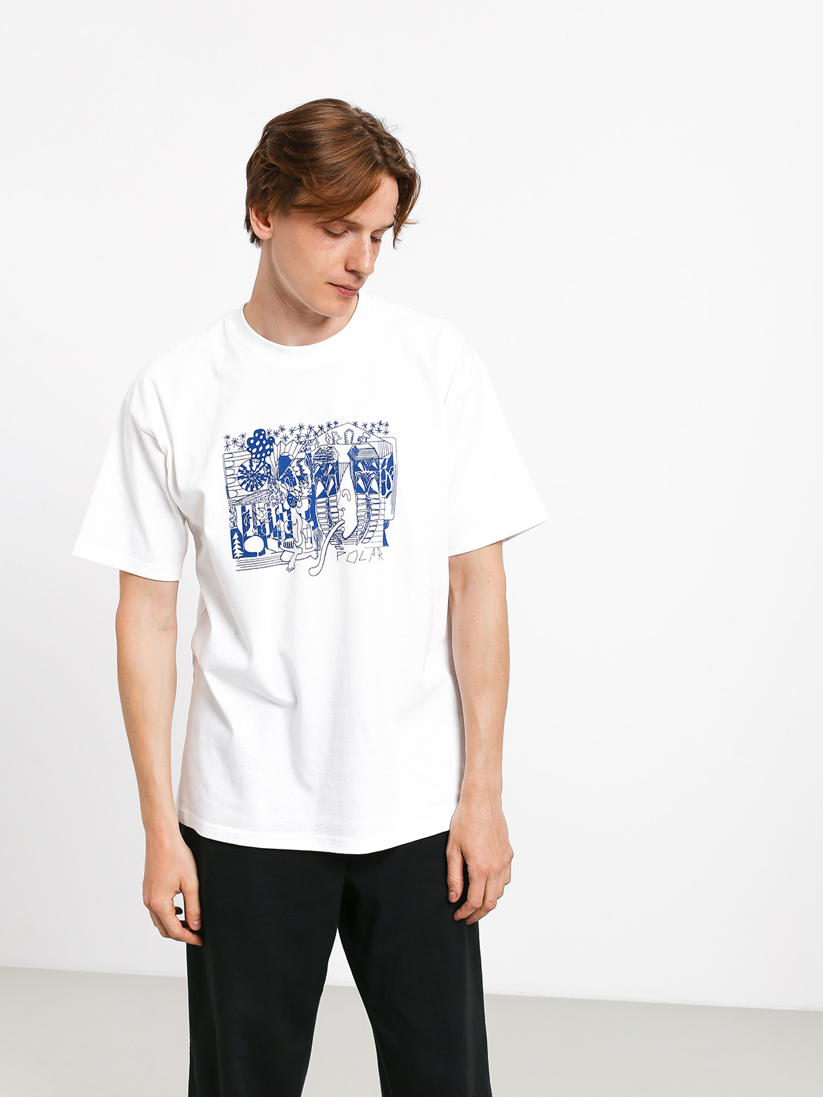 Tričko Polar Skate Tk (white)