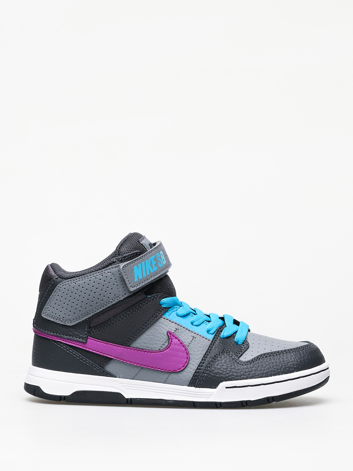 Boty Nike SB Mogan Mid 2 Jr Gs (cool grey/vivid purple blue lagoon)