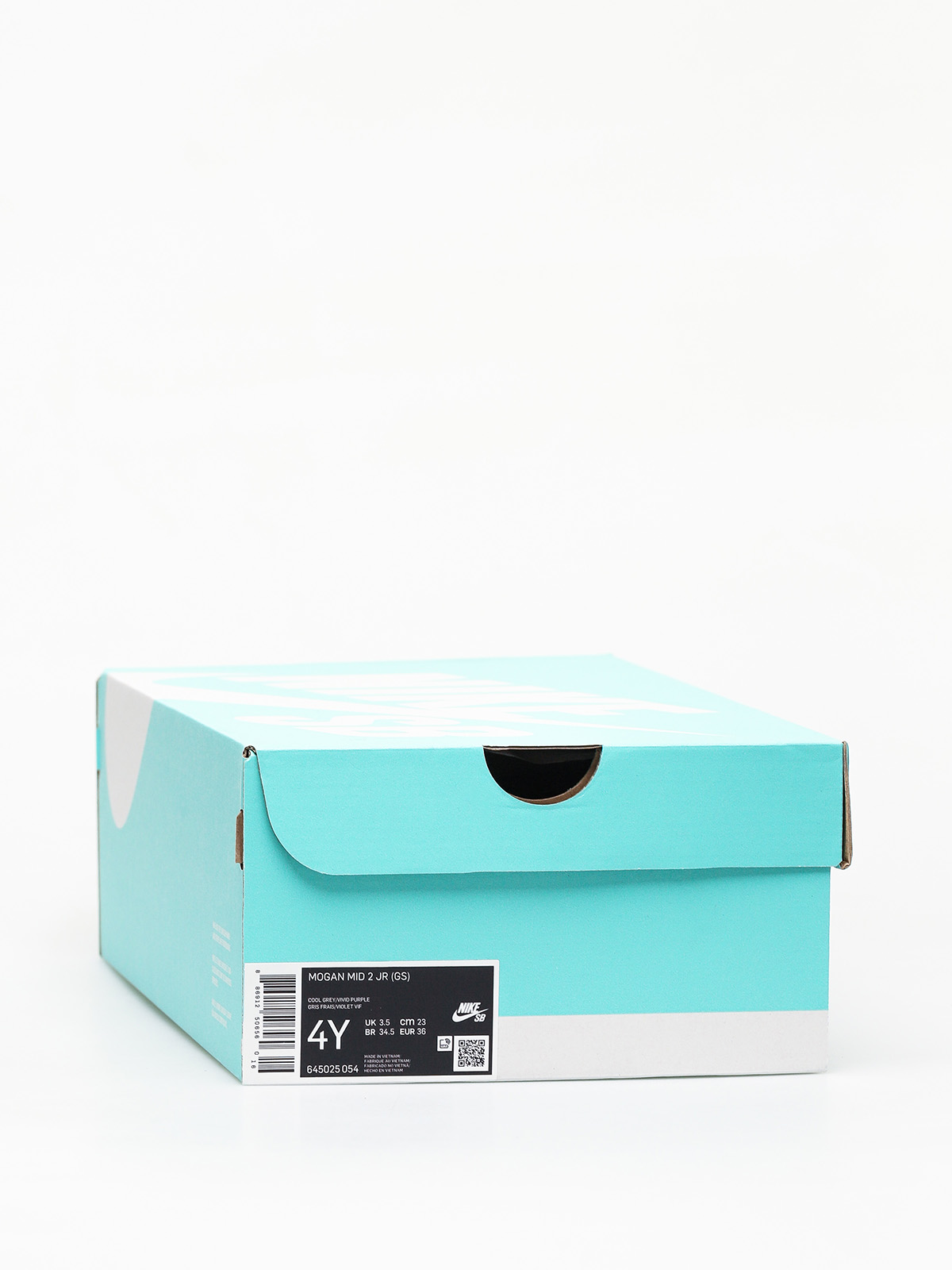 Boty Nike SB Mogan Mid 2 Jr Gs (cool grey/vivid purple blue lagoon)