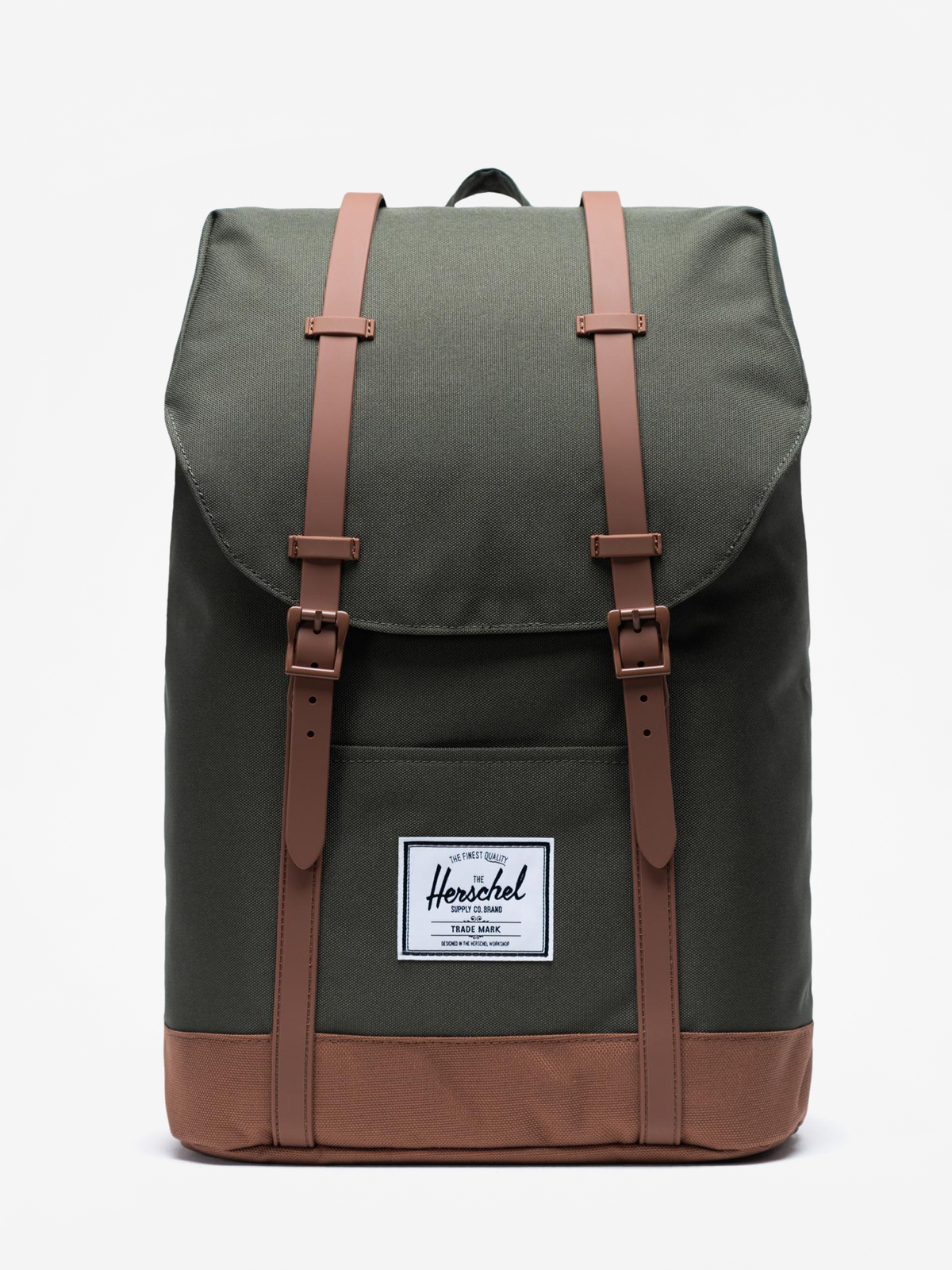 Batoh Herschel Supply Co. Retreat (dark olive/saddle brown)