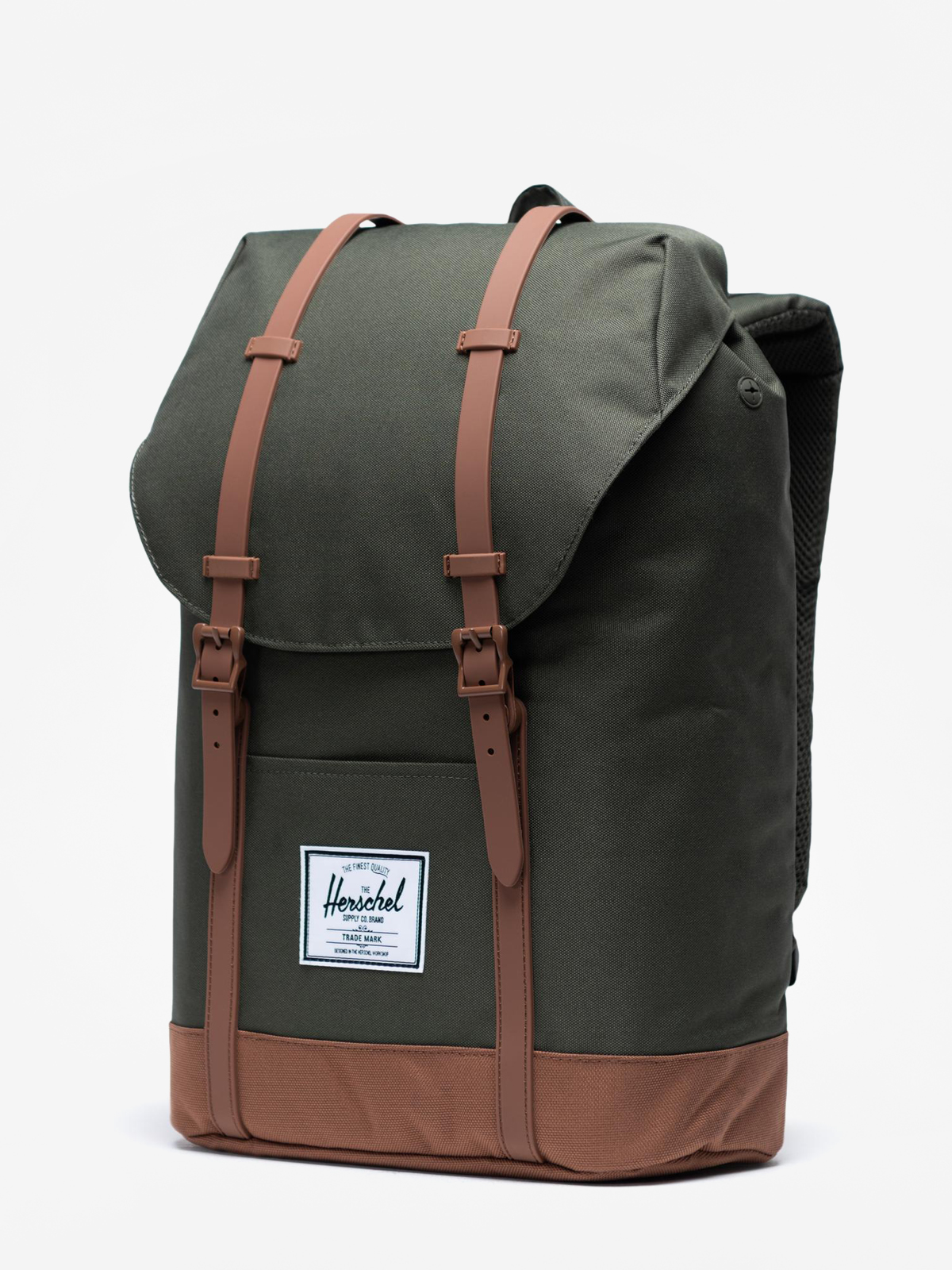 Batoh Herschel Supply Co. Retreat (dark olive/saddle brown)