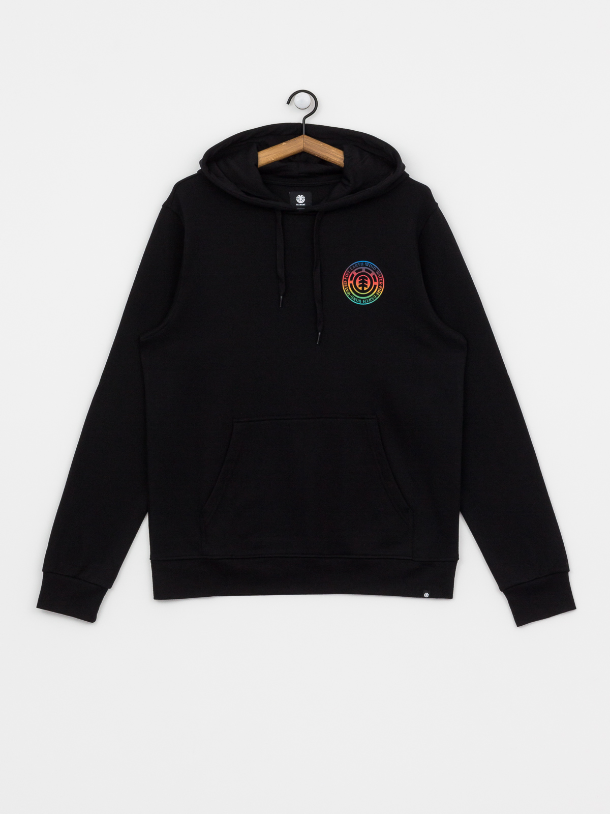 Mikina s kapucí Element Seal Gradient HD (flint black)