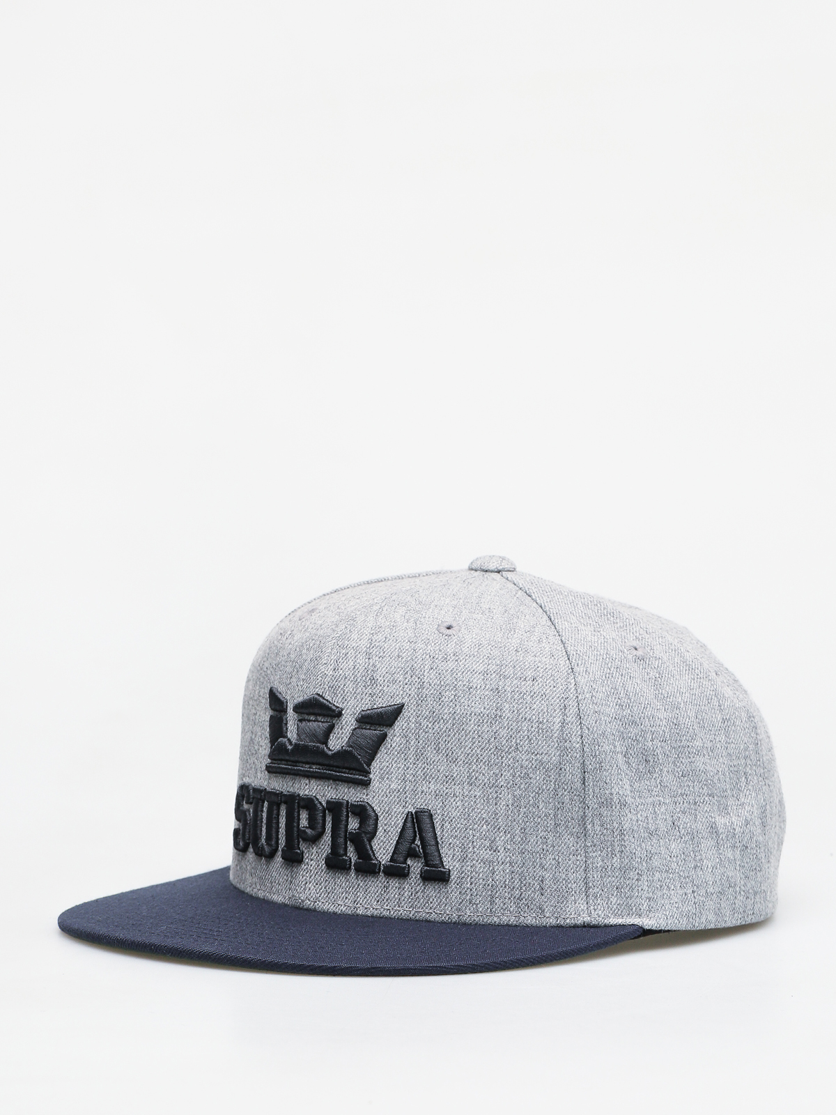 Kšiltovka  Supra Above II Snapback ZD (grey heather/navy)