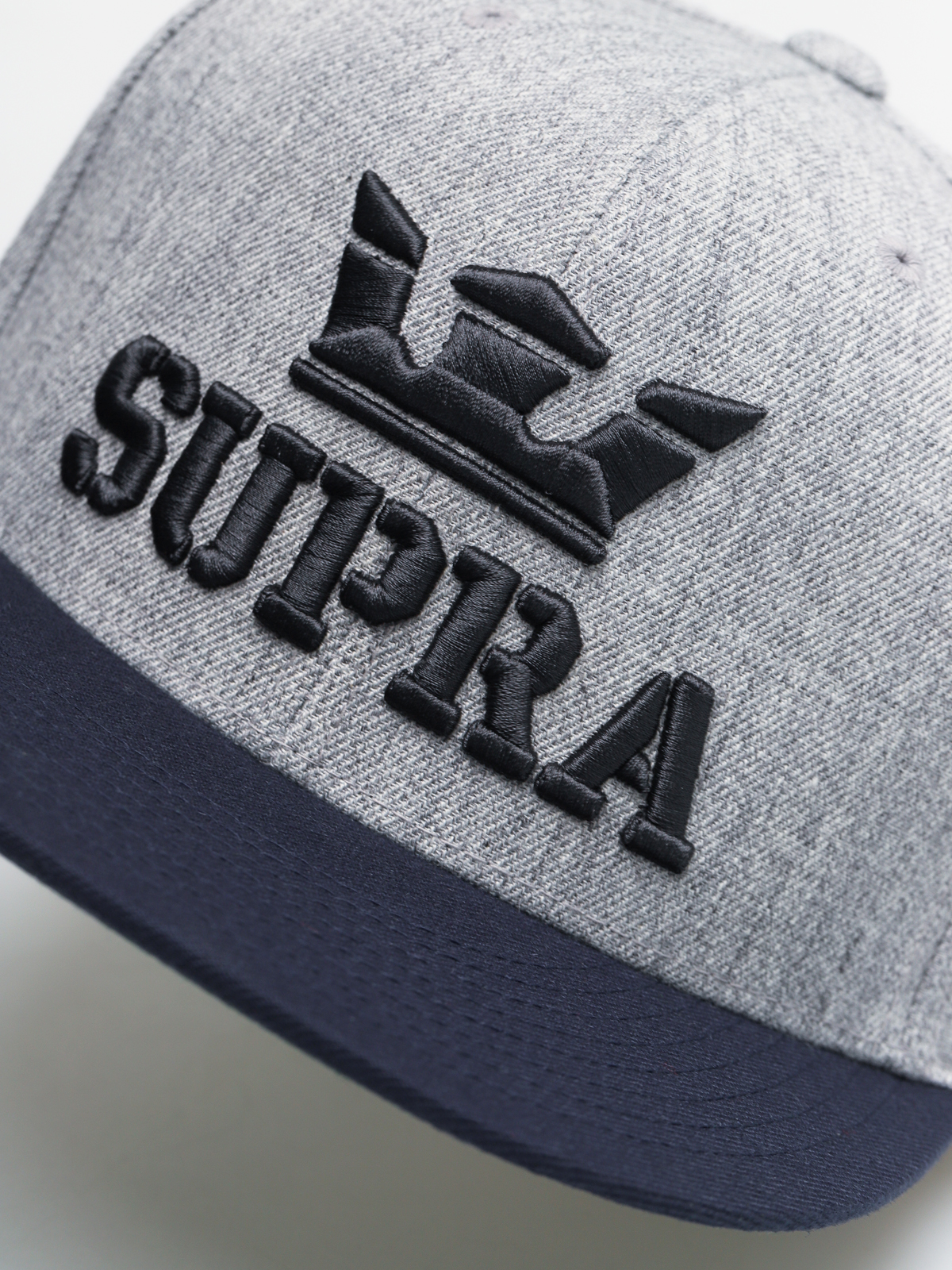 Kšiltovka  Supra Above II Snapback ZD (grey heather/navy)
