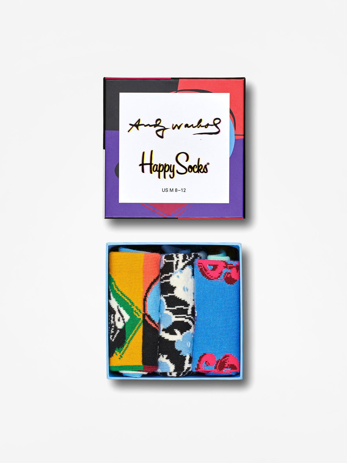 Ponožky Happy Socks Andy Warhol 3pak (multi)