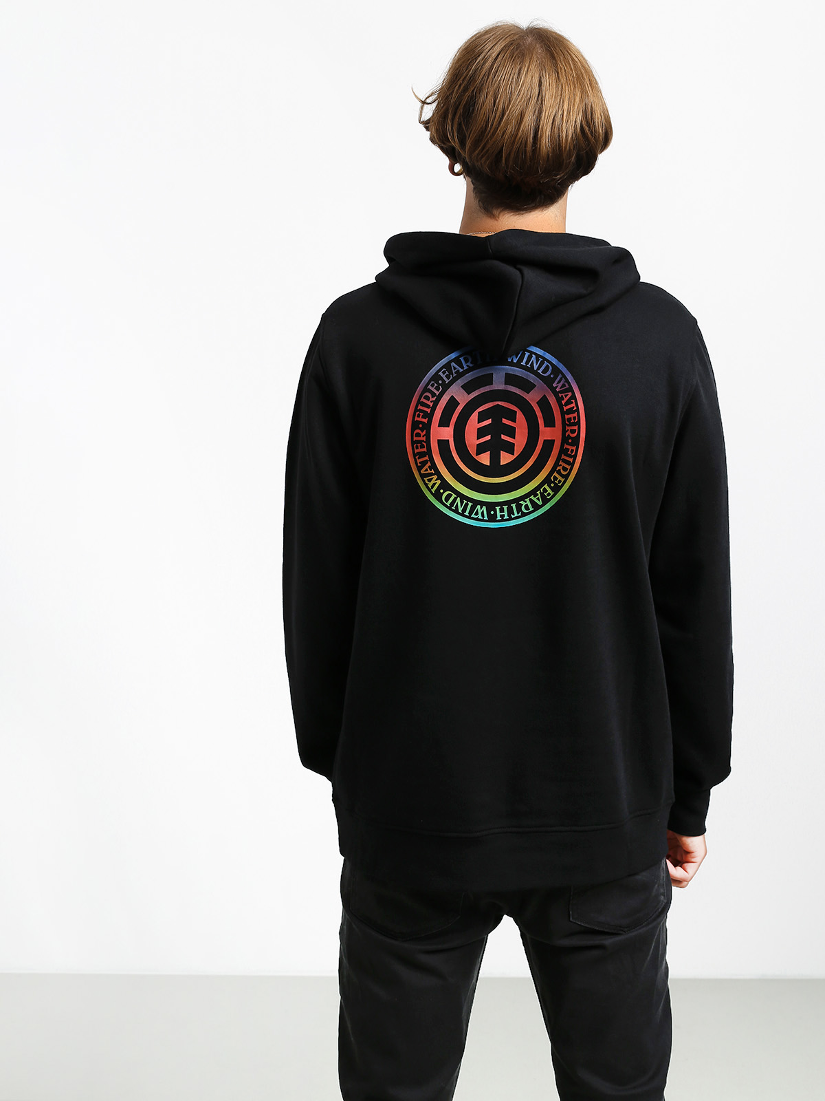 Mikina s kapucí Element Seal Gradient HD (flint black)