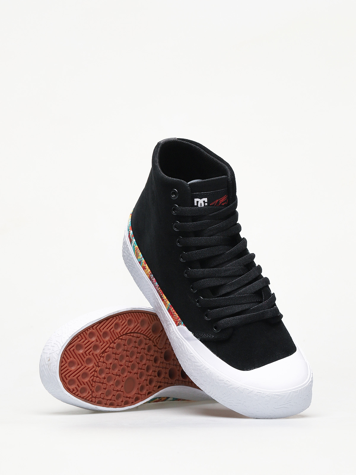 Boty DC T Funk Hi S (black/white print)