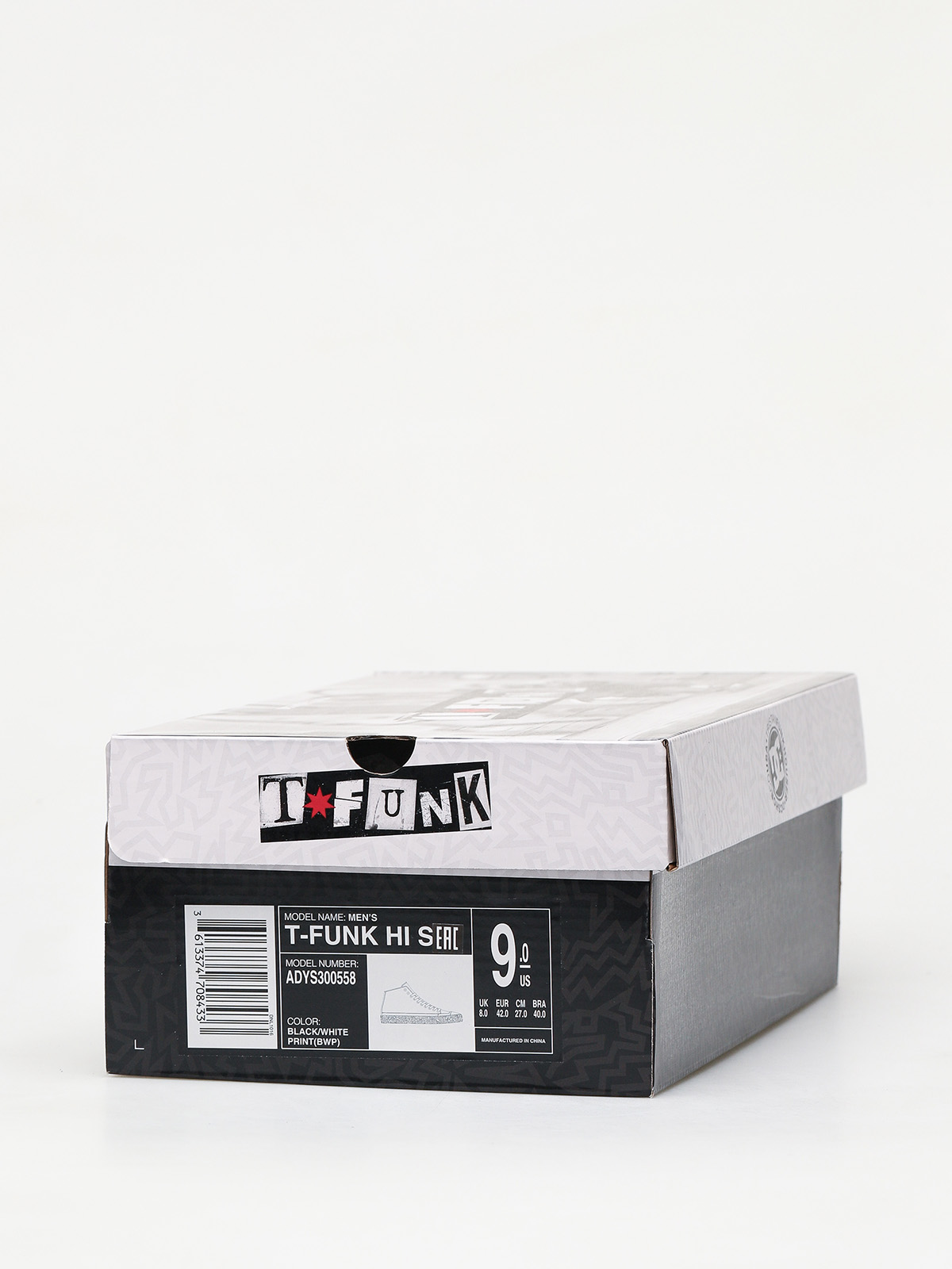 Boty DC T Funk Hi S (black/white print)